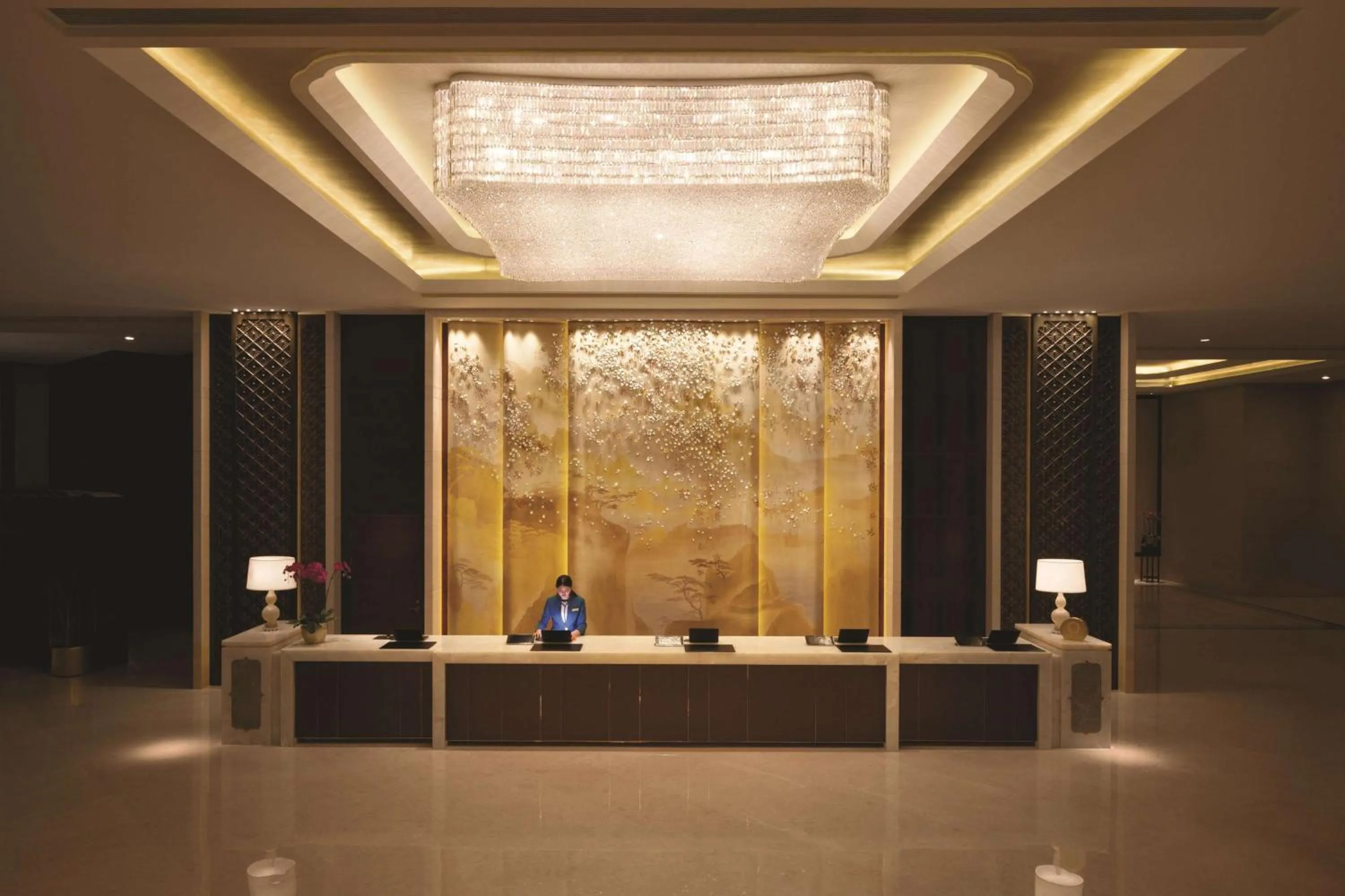 Lobby or reception in Shangri-La Hefei