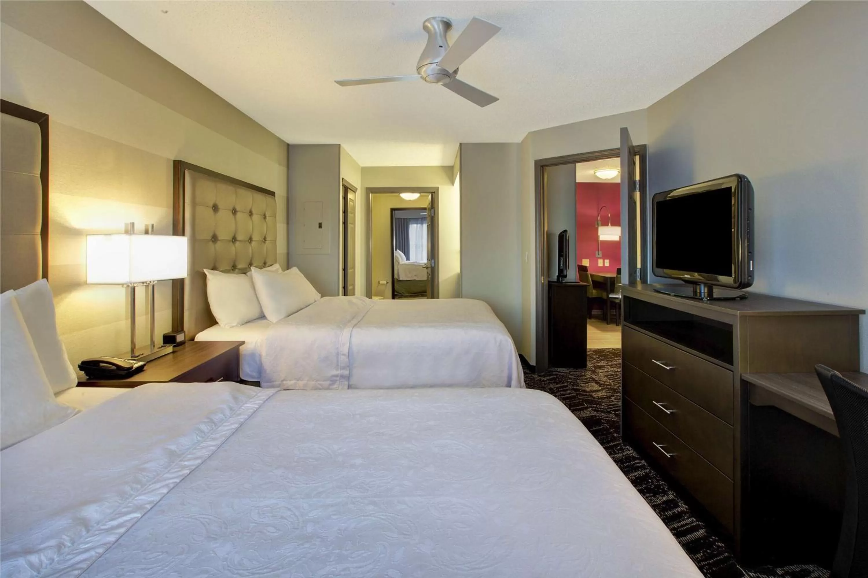 Bedroom, Bed in Homewood Suites by Hilton Dayton South