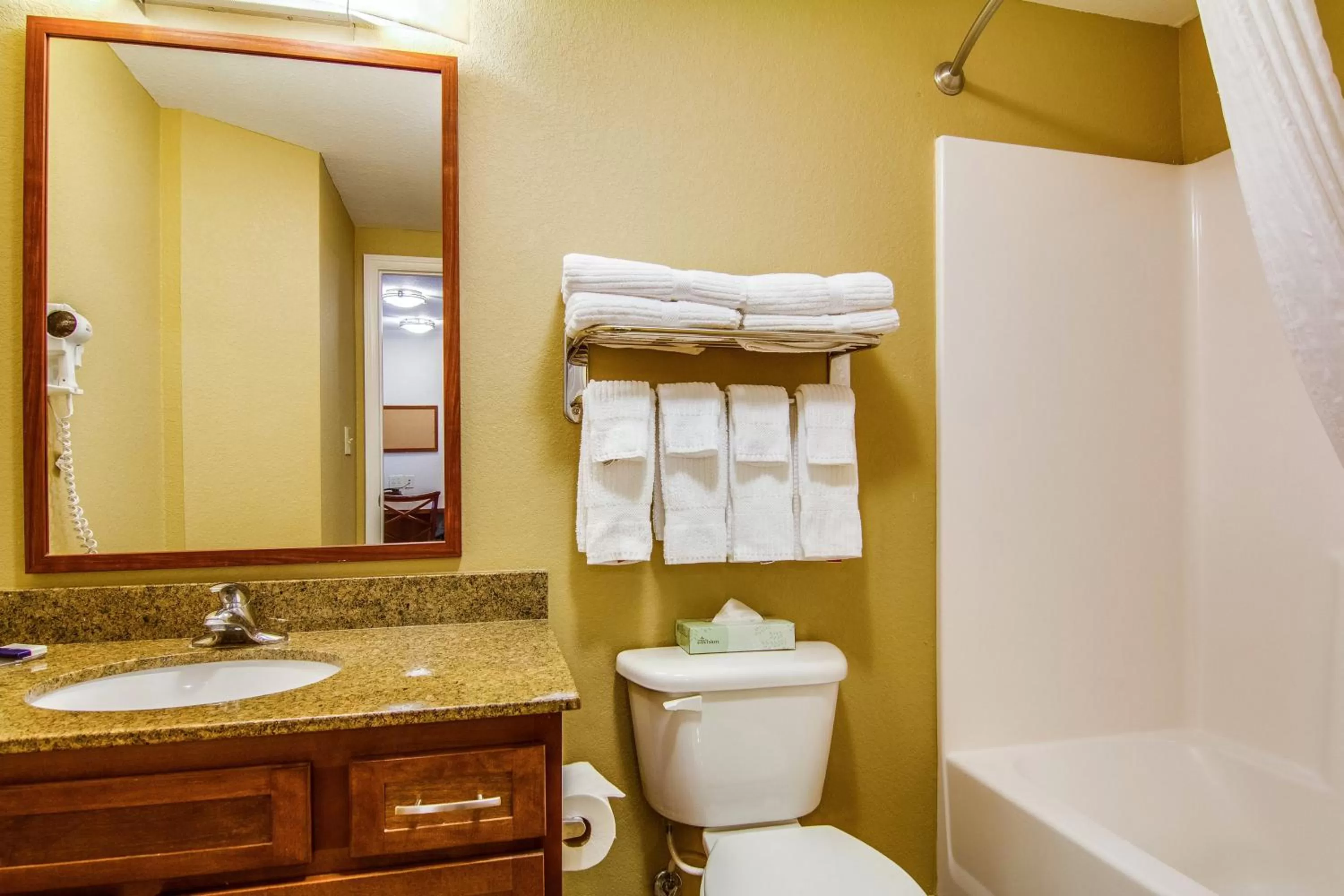 Bathroom in Candlewood Suites Jacksonville East Merril Road by IHG