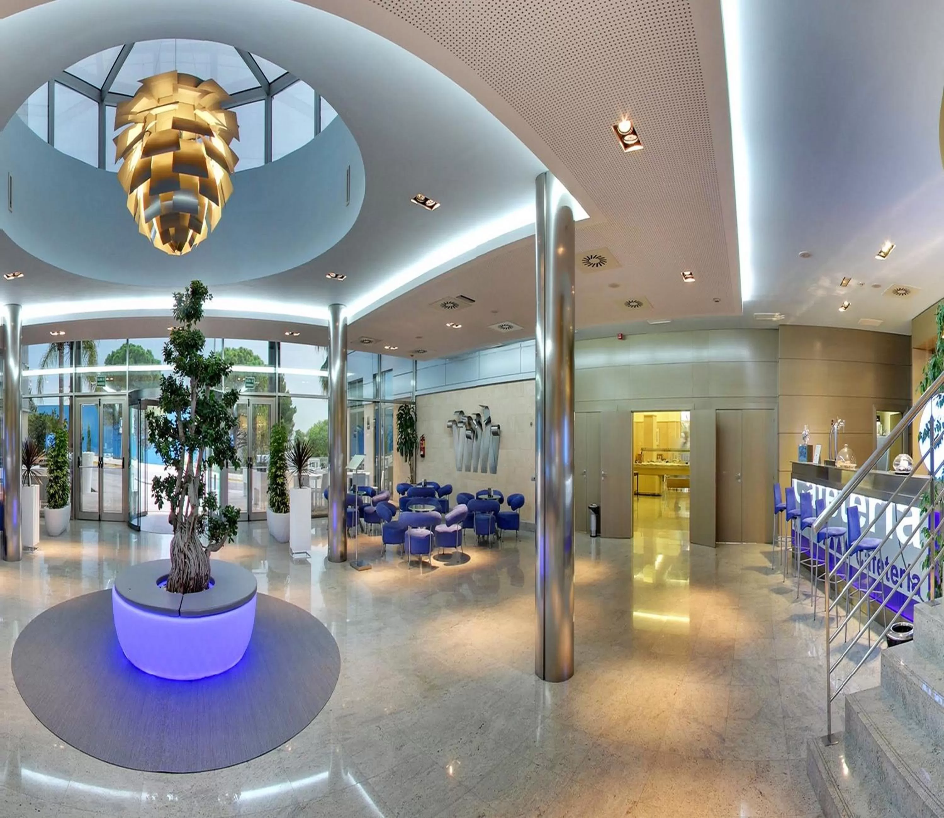 Lobby or reception in Hotel Mas Camarena
