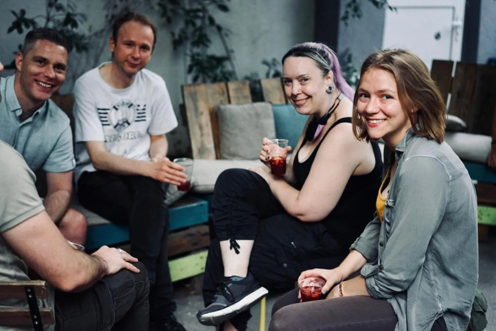 Garden in Good People Design Hostel