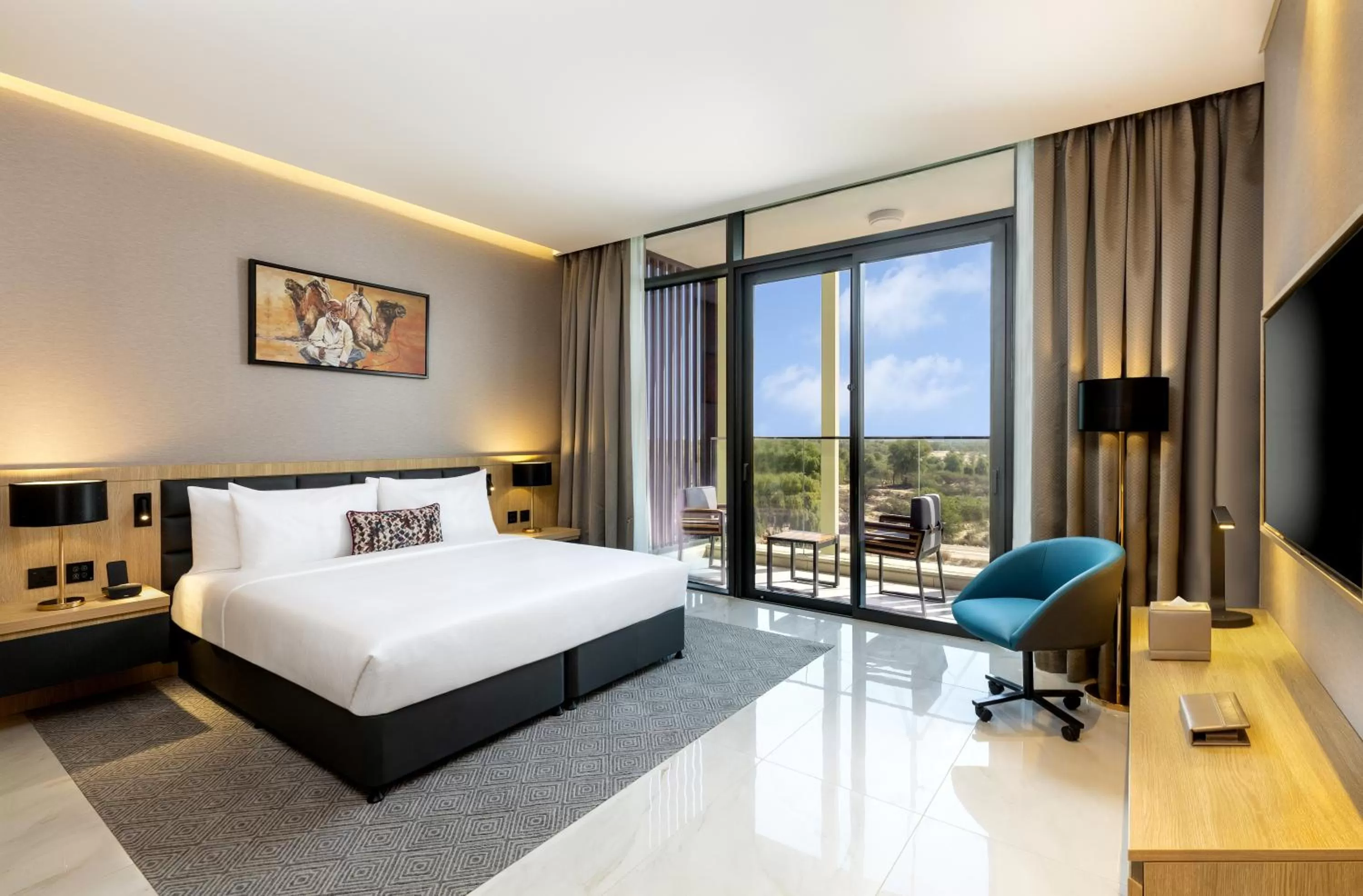 View (from property/room), Bed in Millennium Place Mirdif