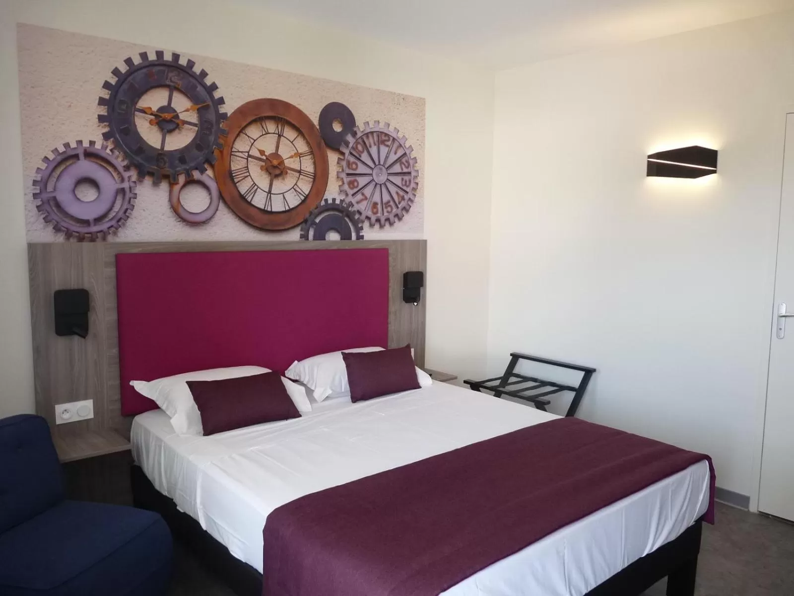 Bed in L'Horloge Gourmande