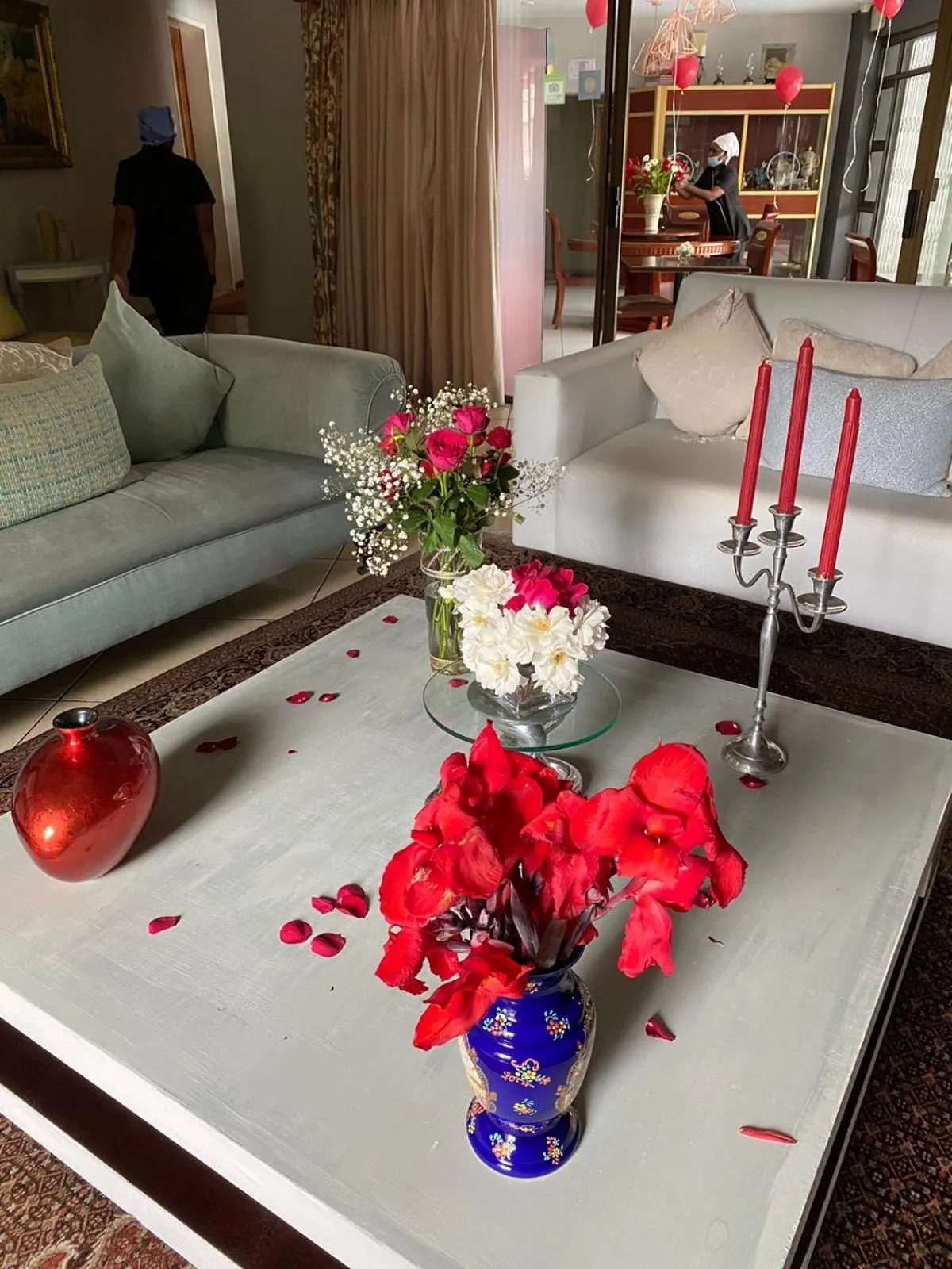 Living room in Marion Lodge