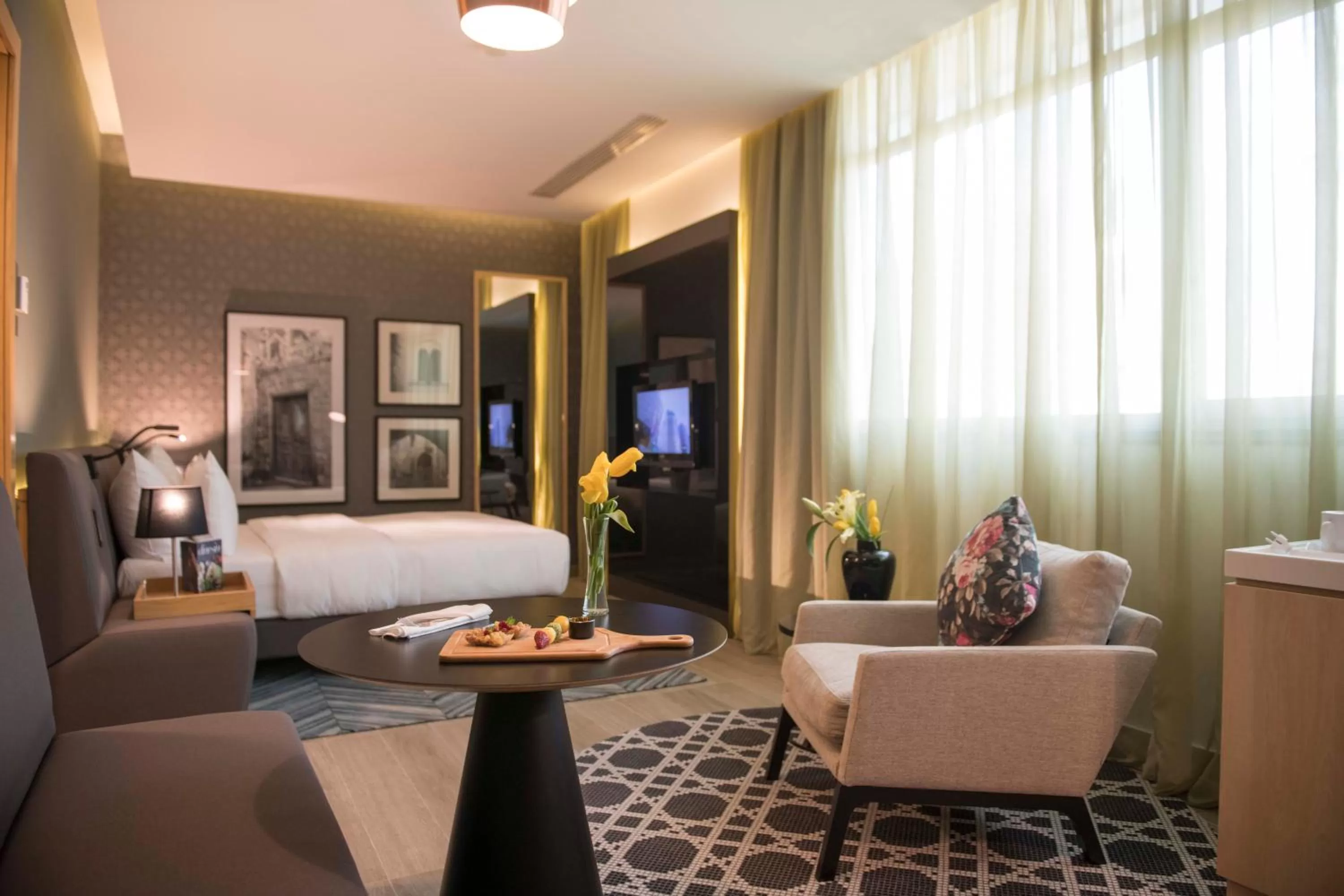 Photo of the whole room, Bed in Radisson Blu Hotel, Beirut Verdun