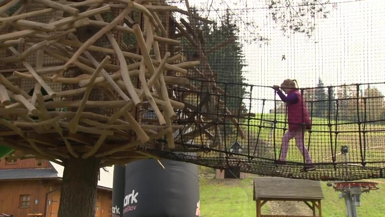 Children play ground in X-Park Františkov