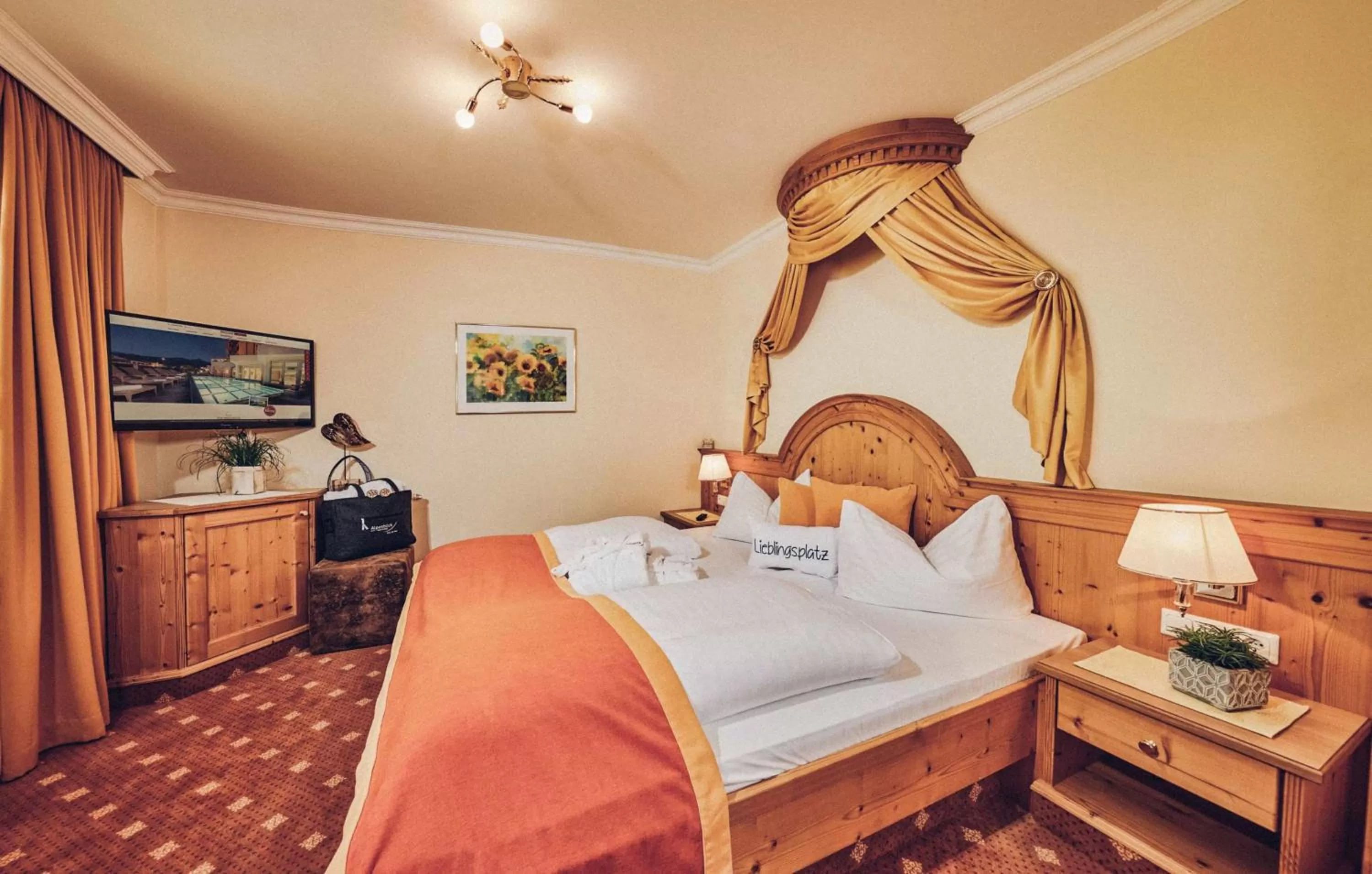 Bed in Superior Sport und Familienresort Alpenblick