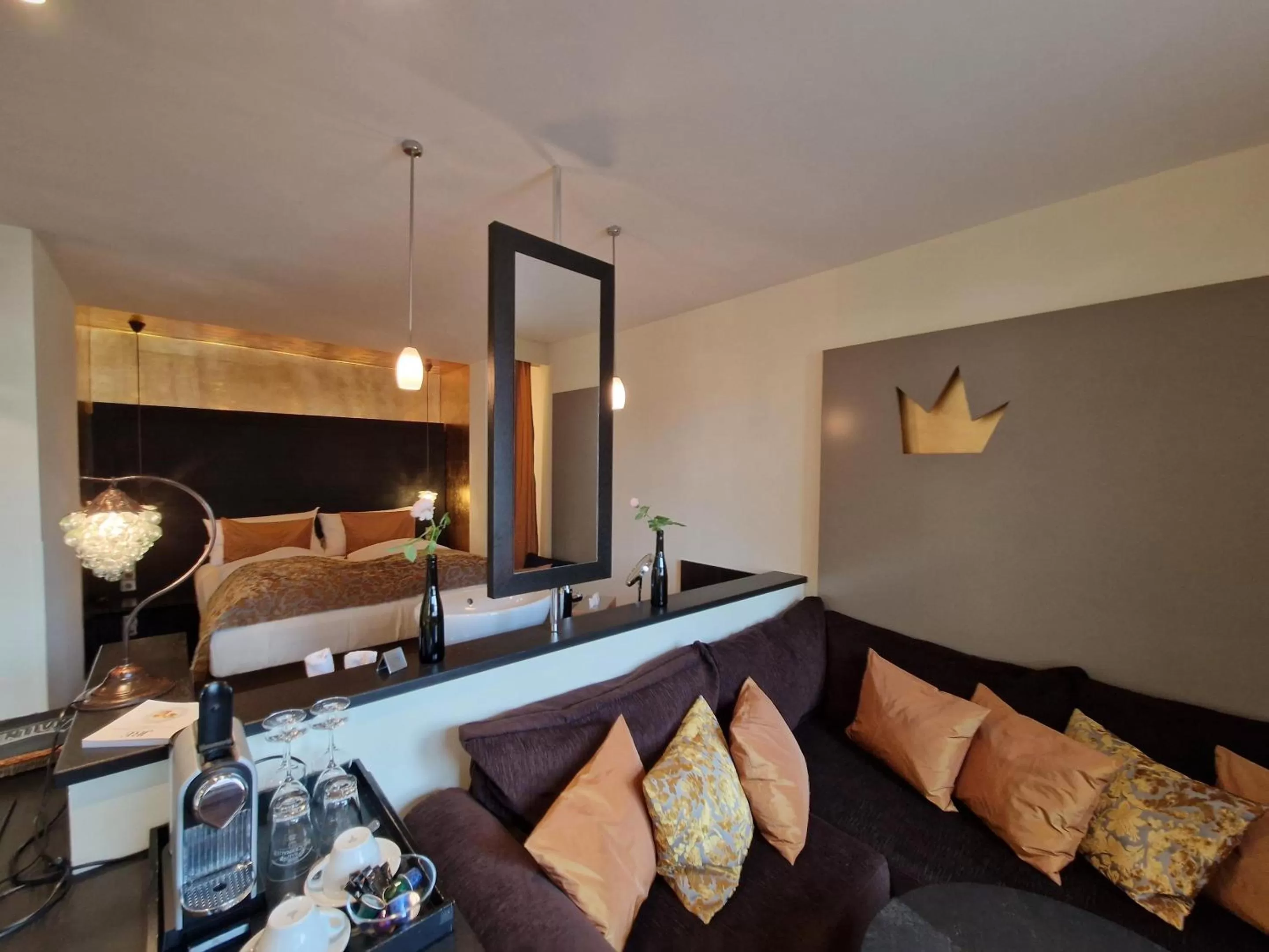 Bed in Laurentius Boutique-Hotel & Restaurant