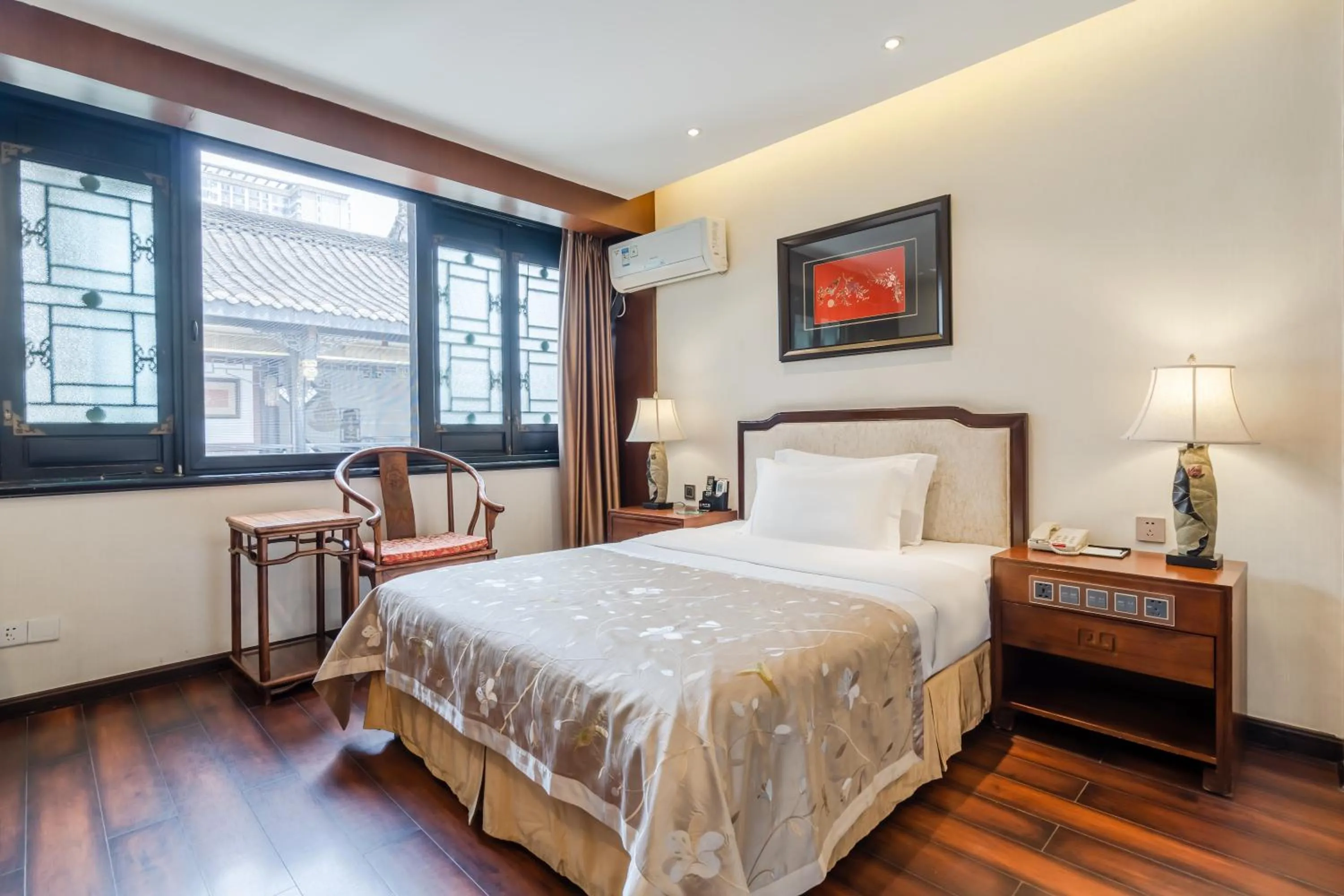 Bed in Buddha Zen Hotel