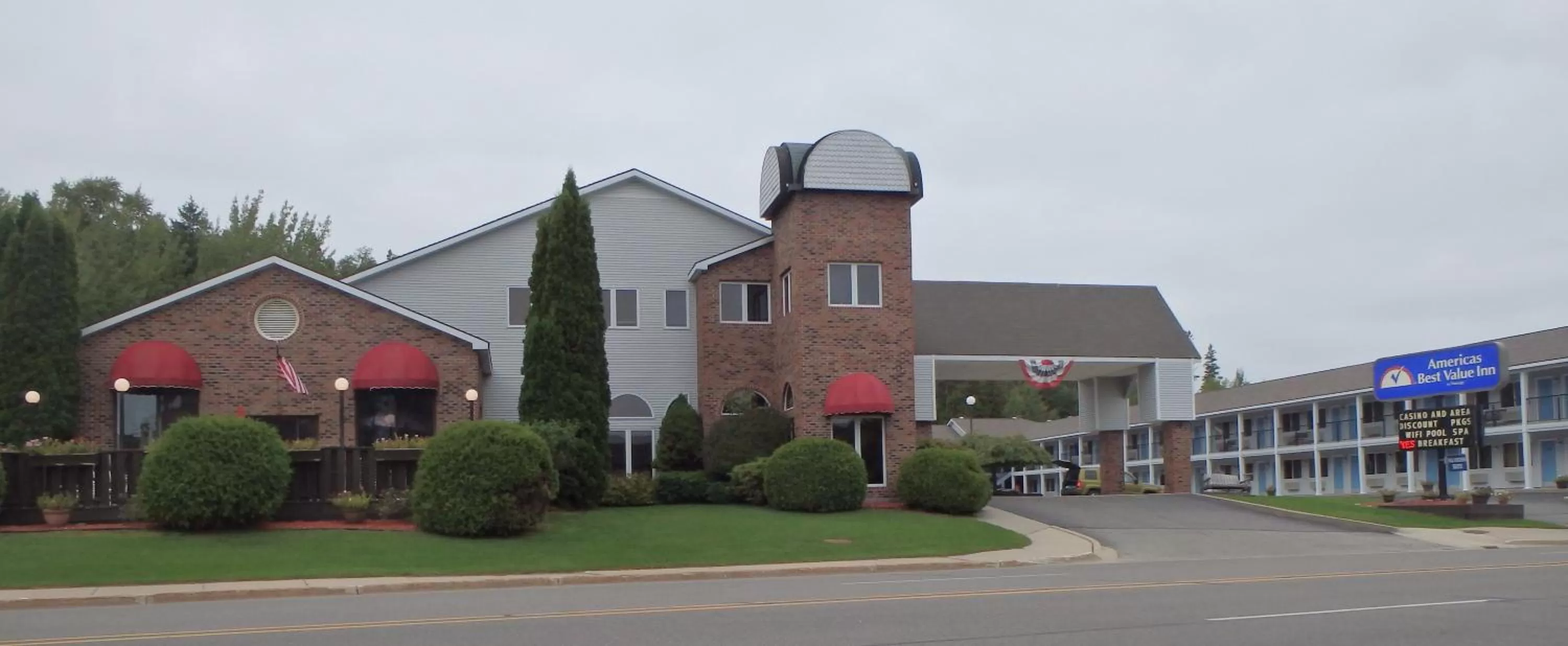 Street view in Americas Best Value Inn Saint Ignace