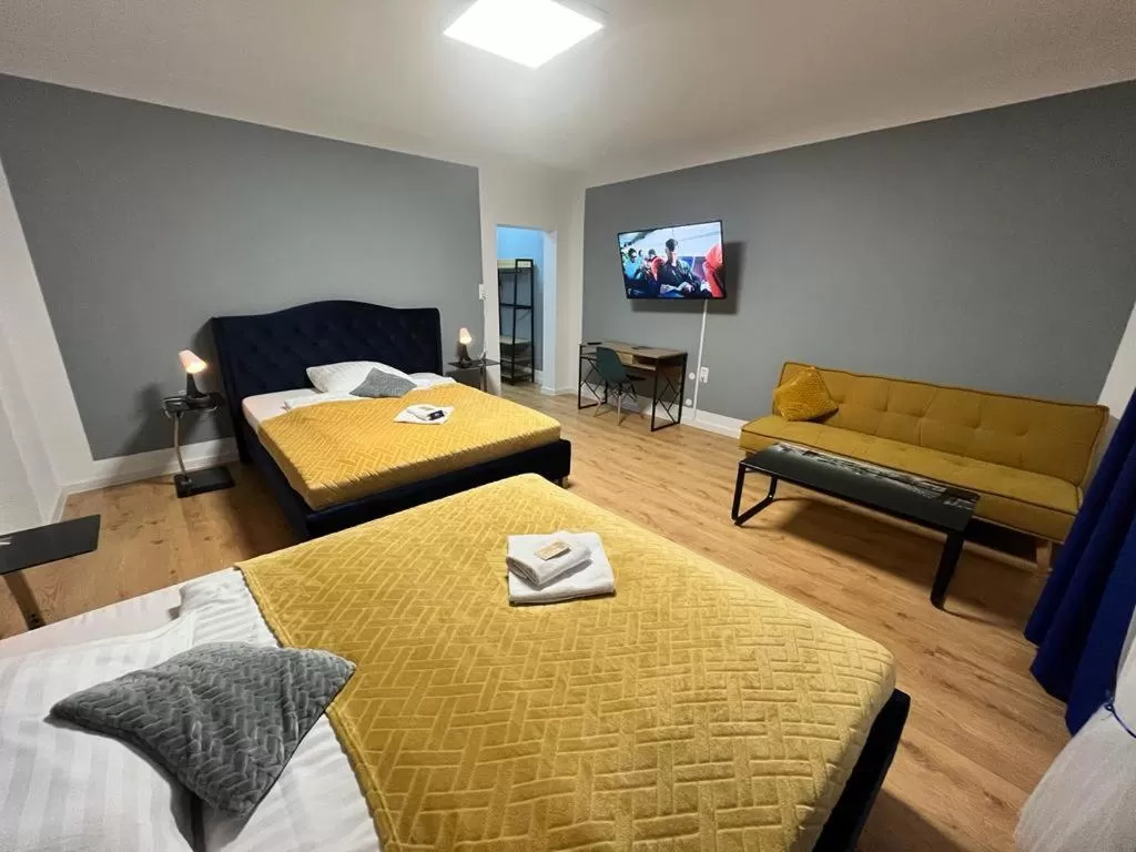 Photo of the whole room, Bed in Great Polonia Strzegom City Center