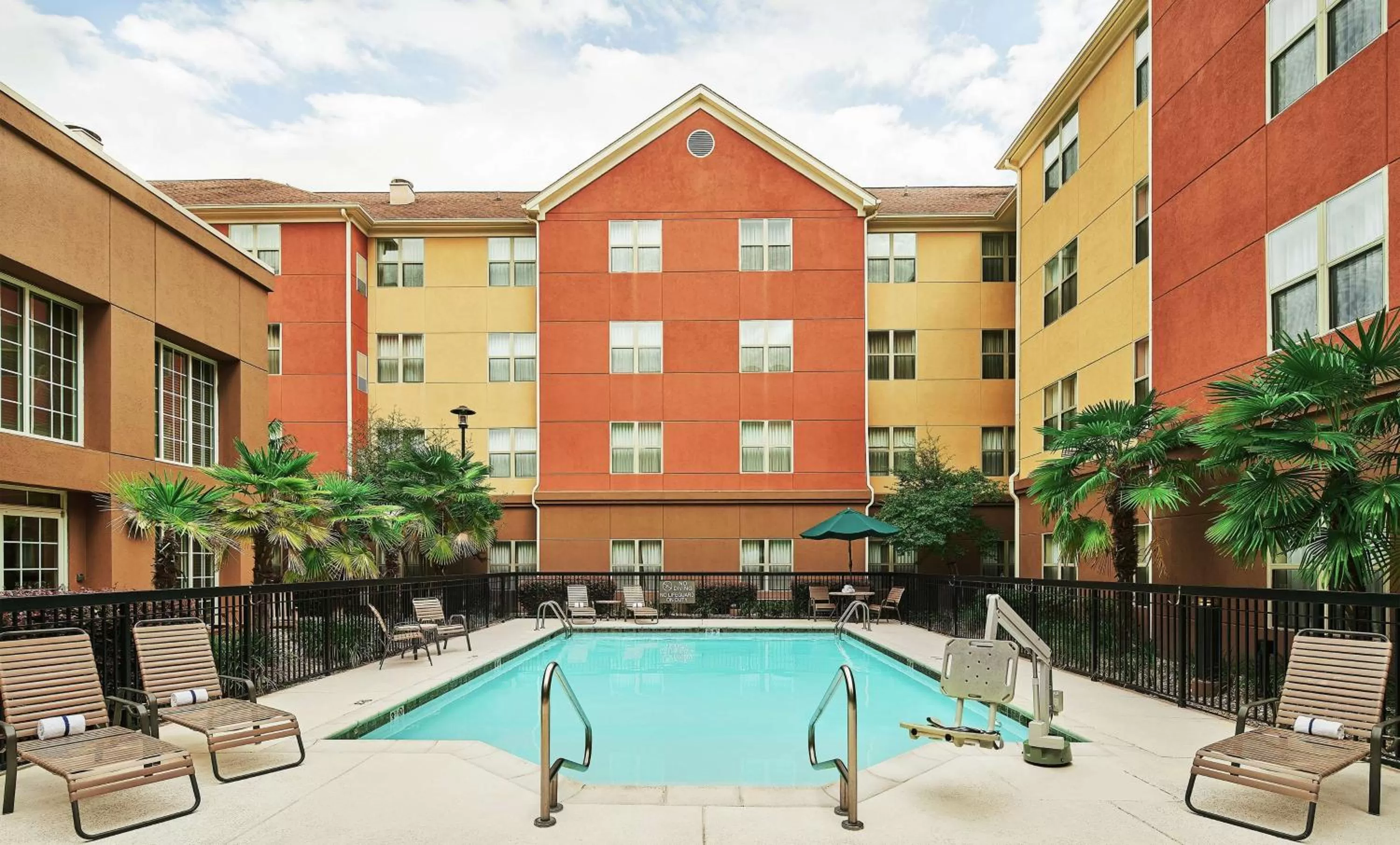 Pool view in Homewood Suites by Hilton Shreveport