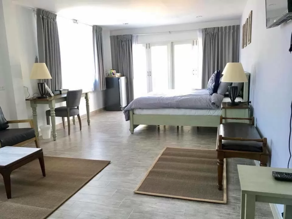 Bed in BC Summer Beach