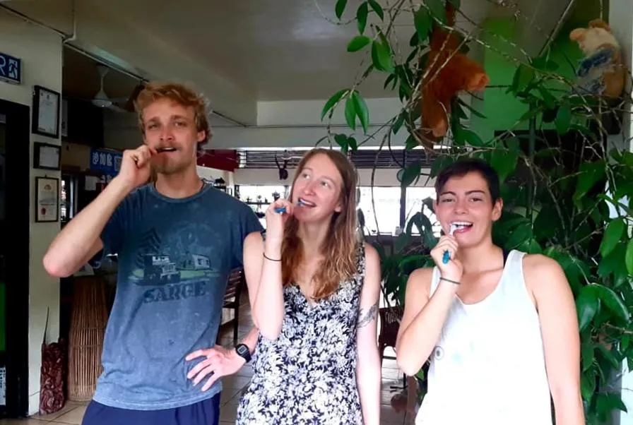 Bathroom in Akinabalu Youth Hostel