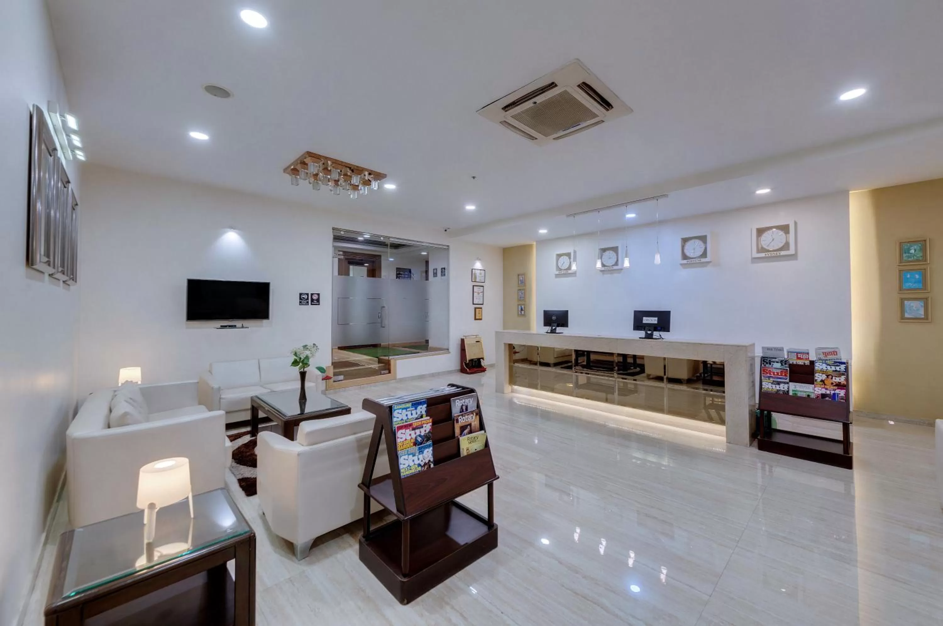 Lobby or reception in Grand Fortune Beacon, Ichalkaranji