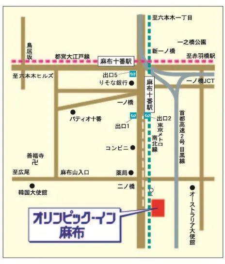 Property building in Olympic Inn Azabu