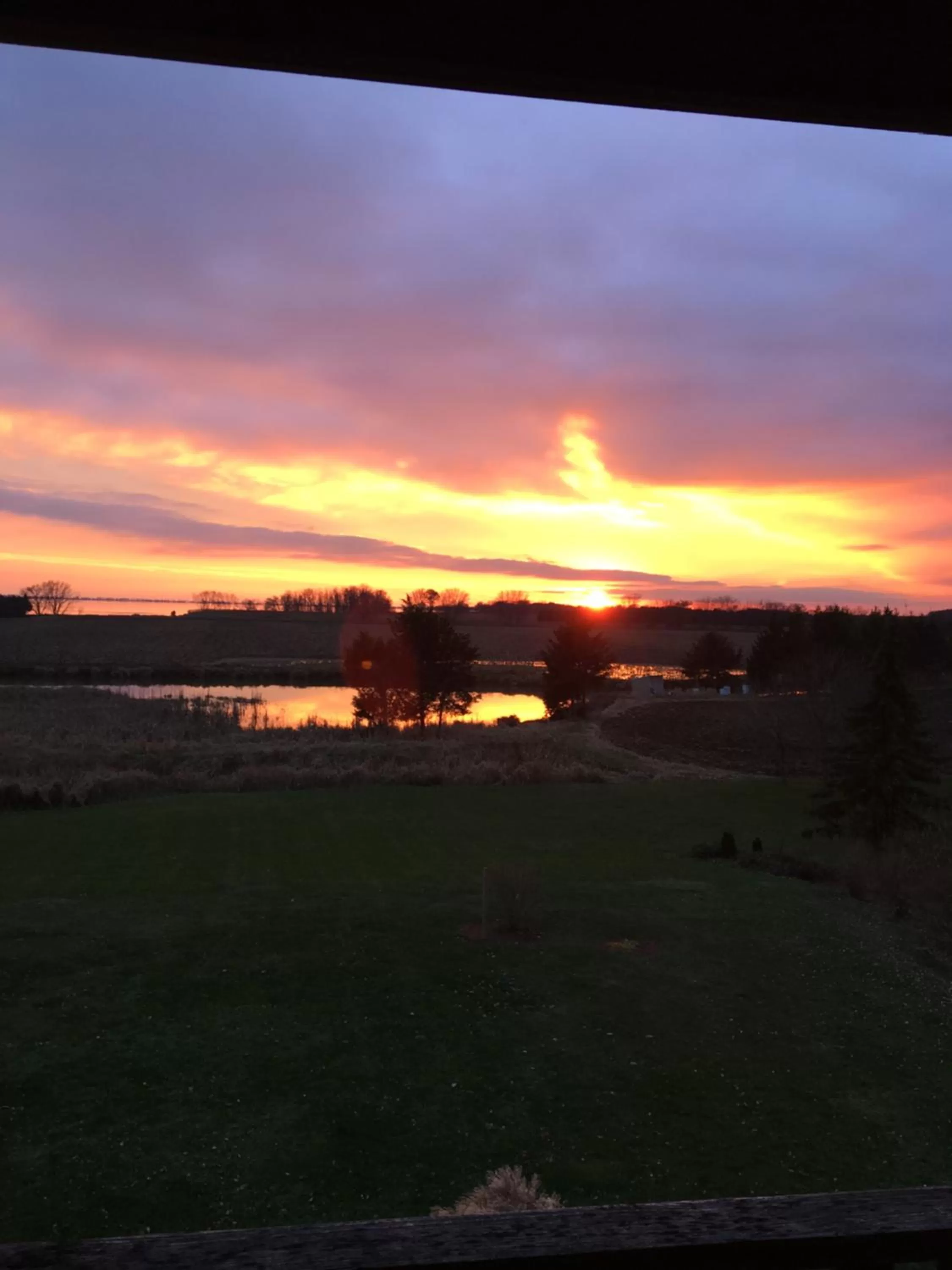 Sunset in Bye the Bay Bed and Breakfast