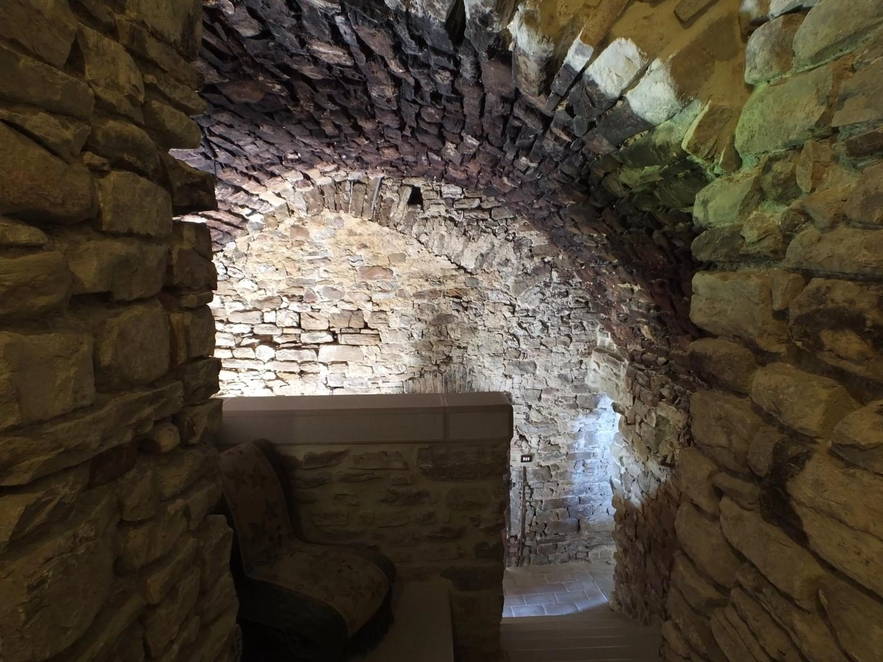 Decorative detail in Castello Di Giomici