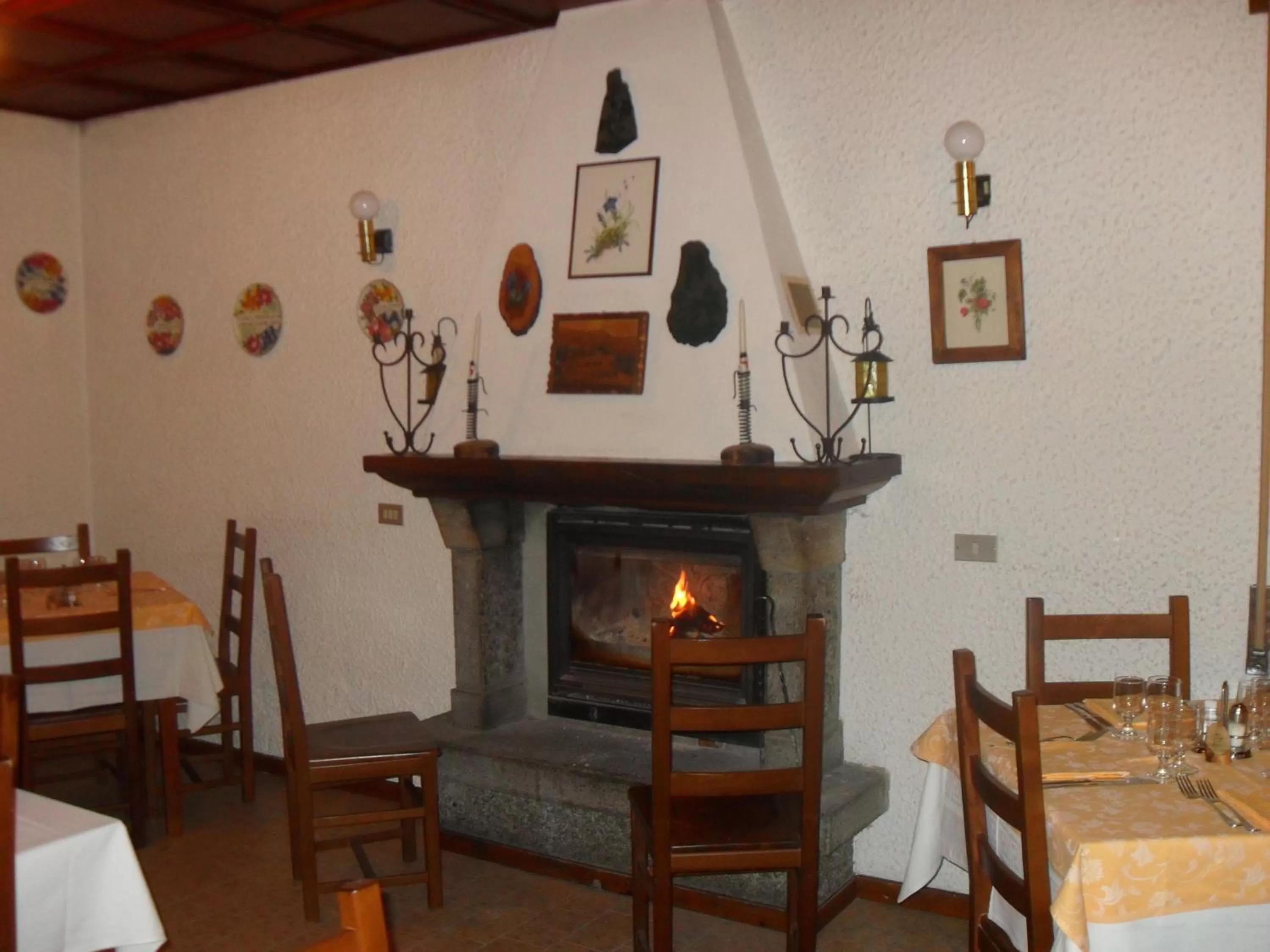 Decorative detail in Albergo La Genzianella