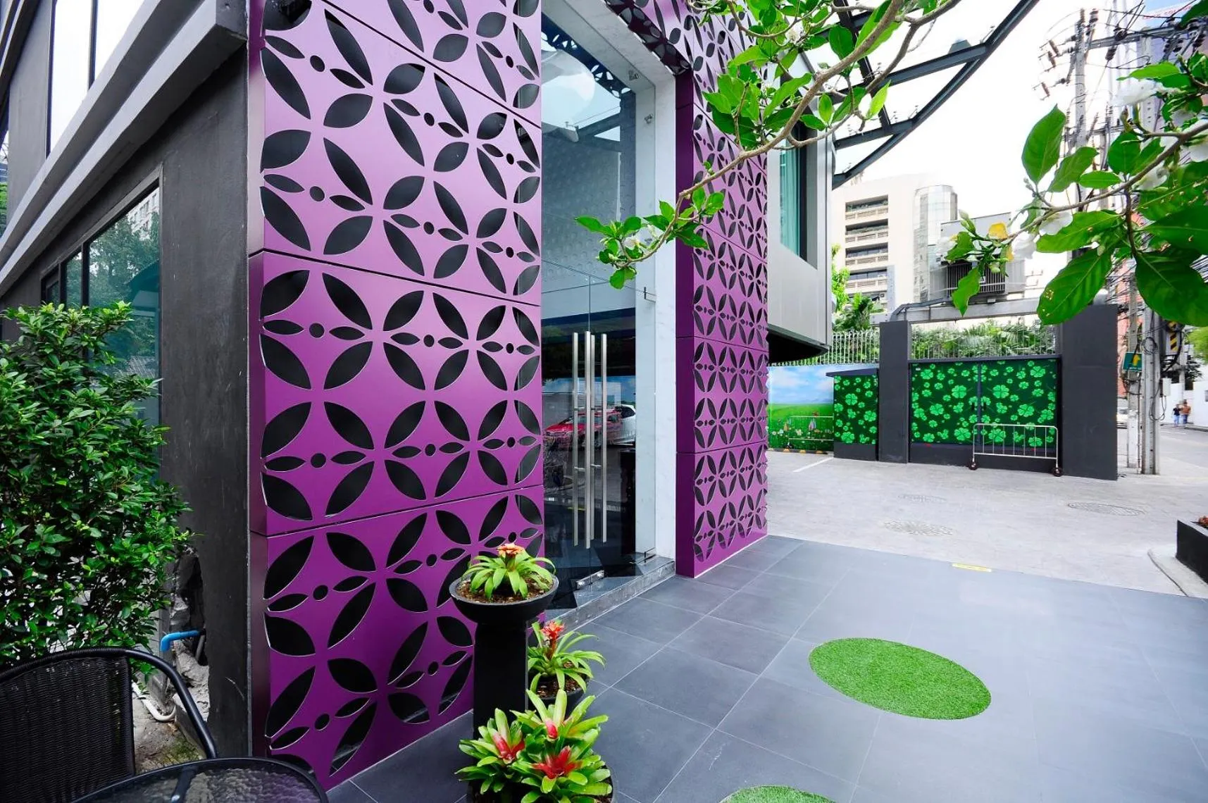 Facade/entrance in Hotel Clover Asoke - SHA Extra Plus