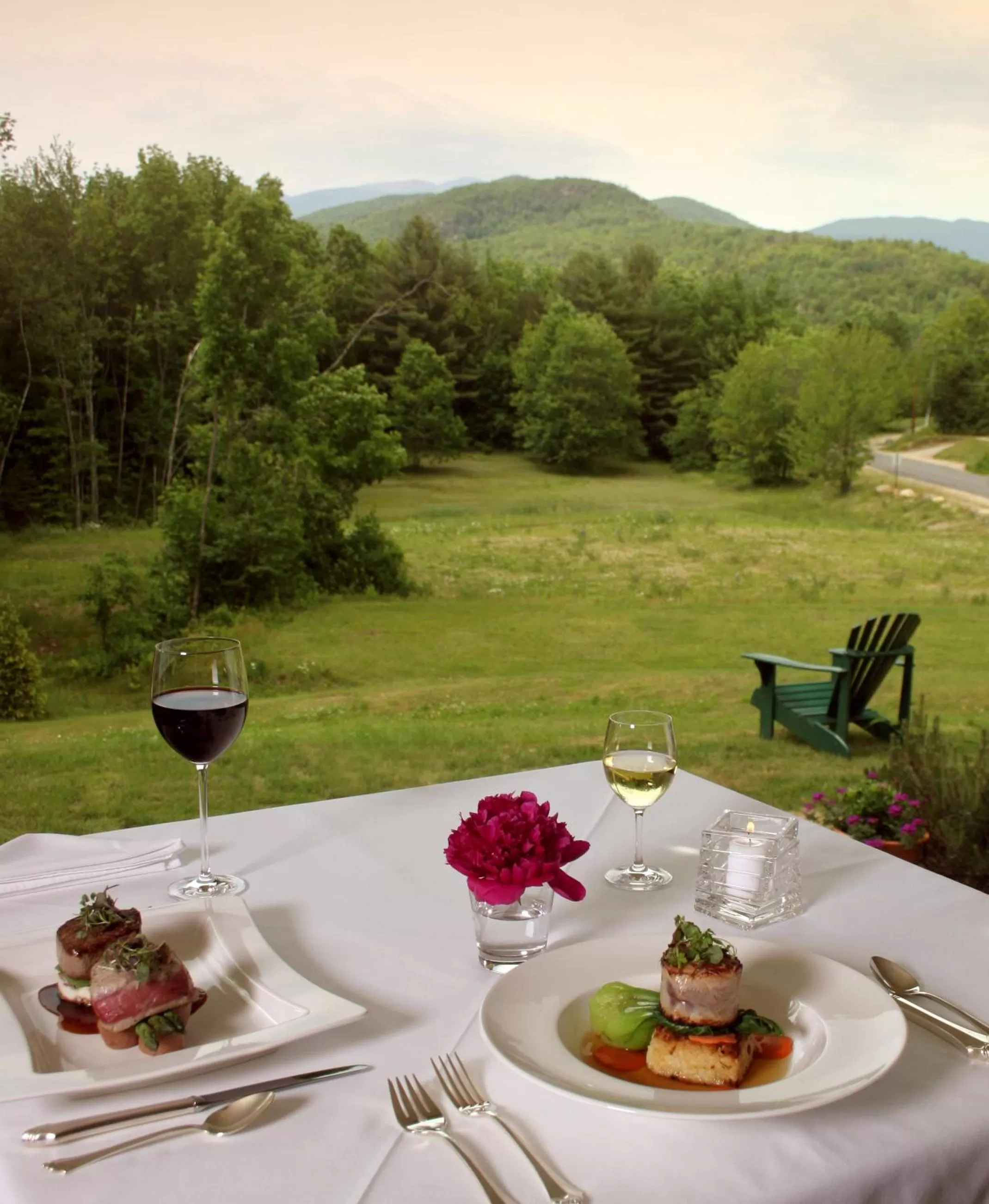 Food close-up in The Inn at Thorn Hill