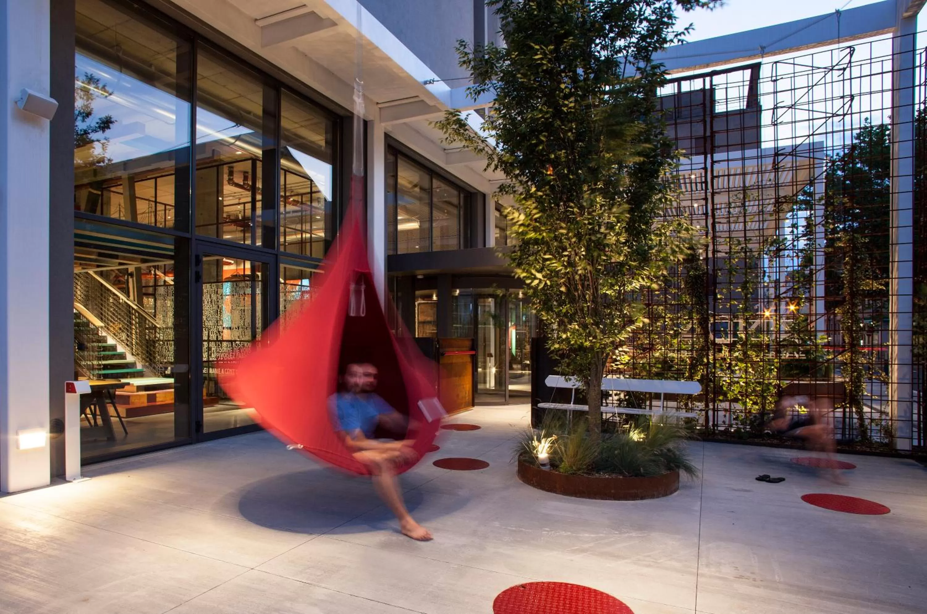 Patio in Anda Venice Hostel