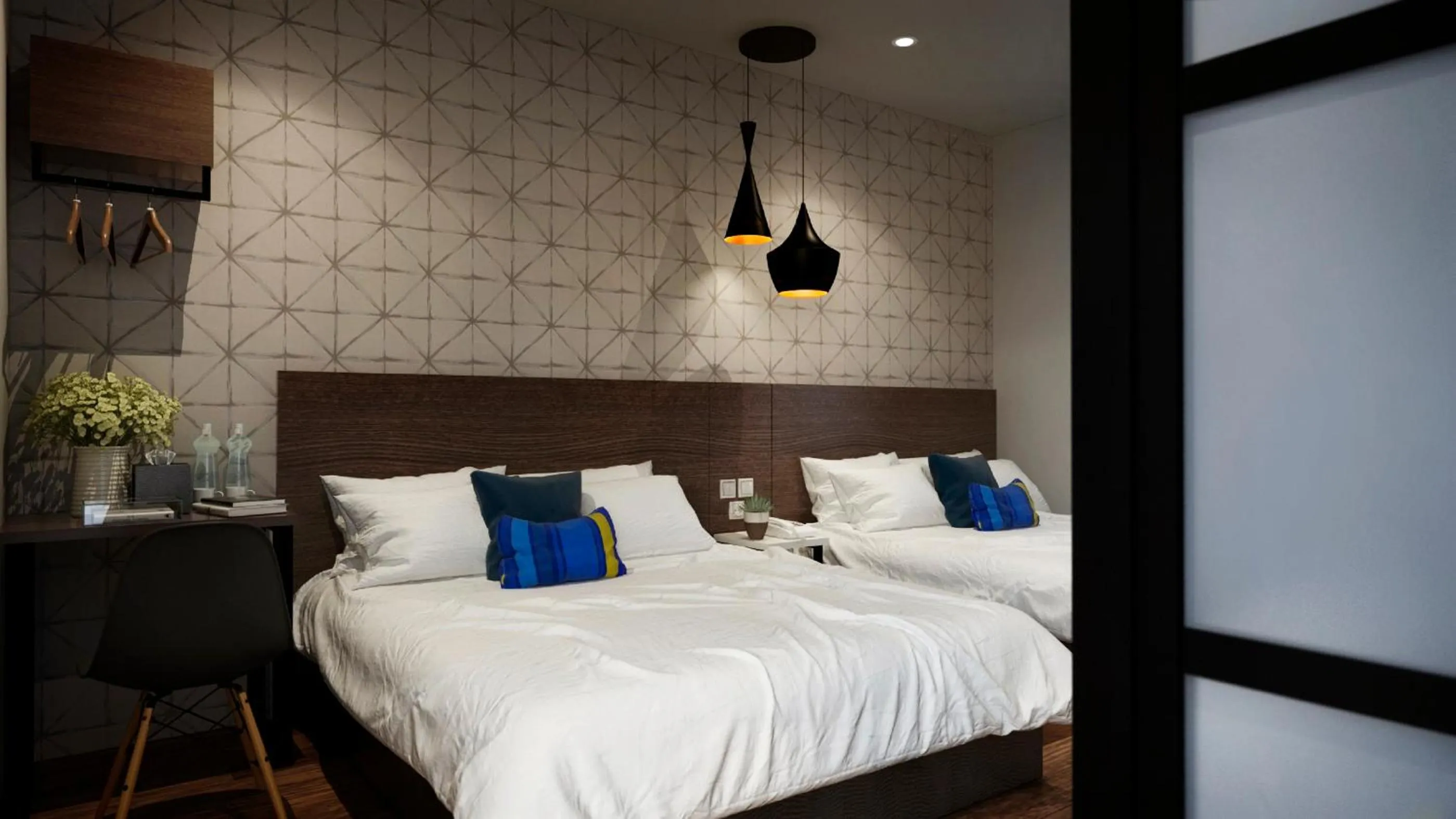 Bedroom, Bed in The Square Hotel