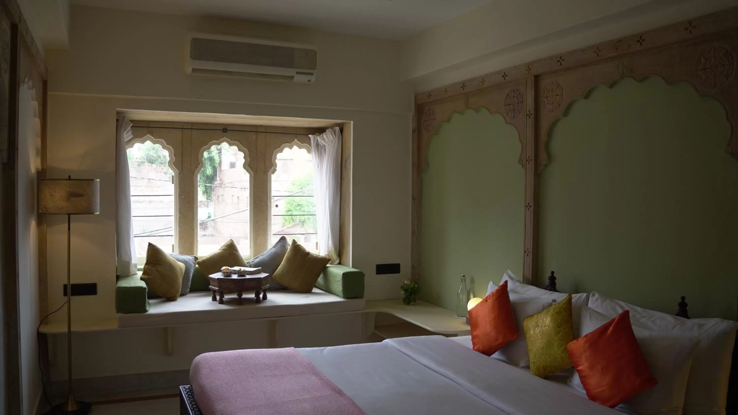 Bed in The Stepwell Hotel