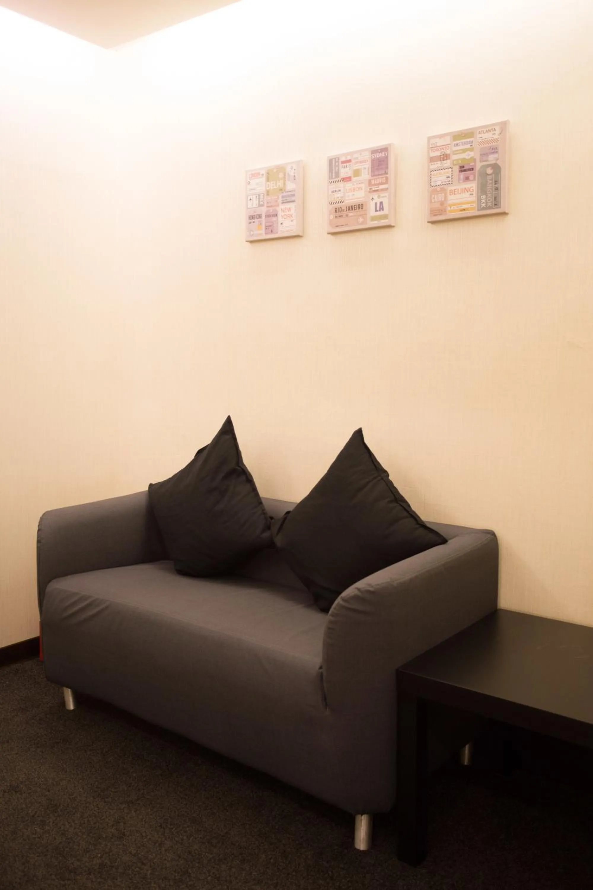 Decorative detail in Fun Inn Taipei Hostel