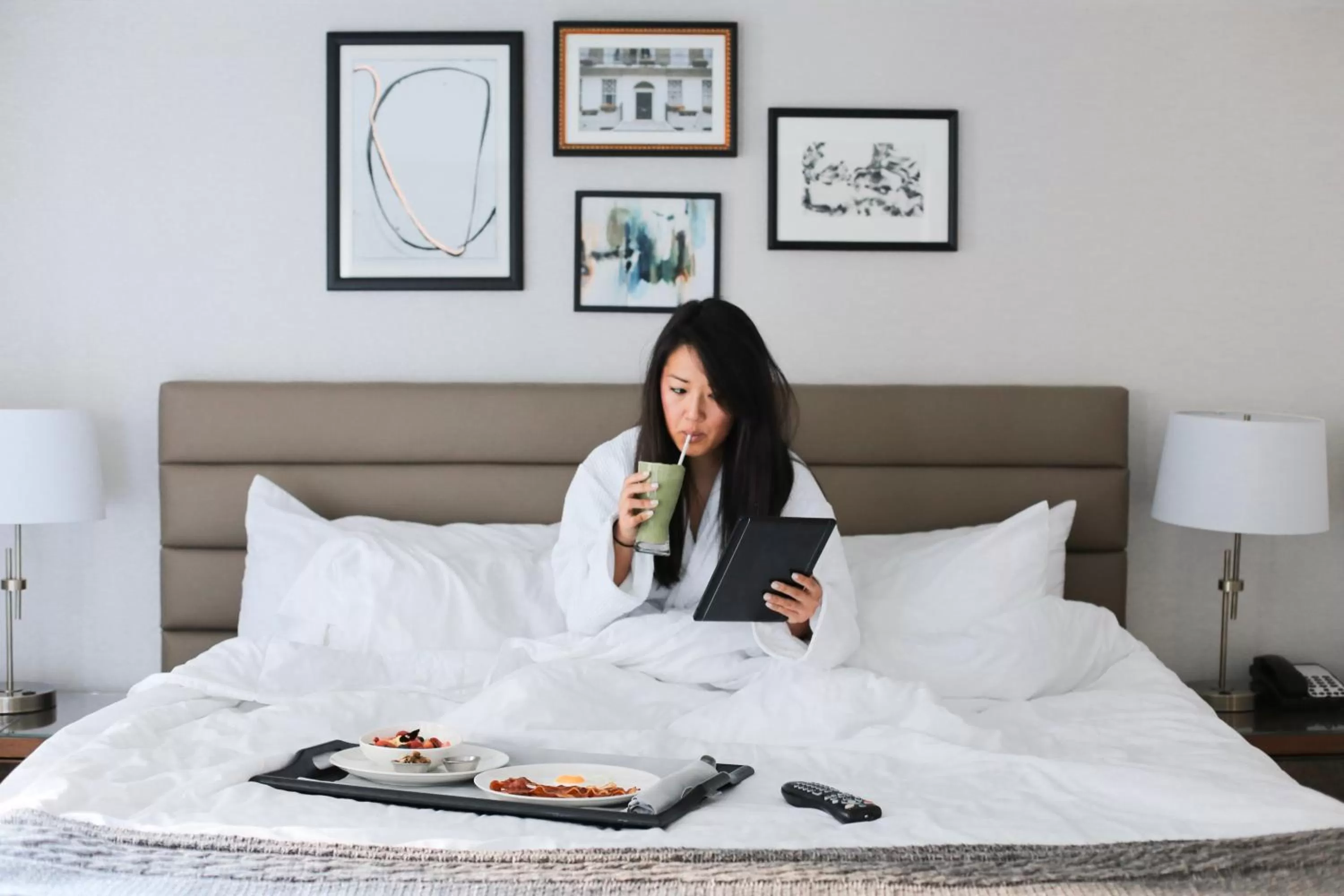 Breakfast, Bed in Claridge House Chicago, Tapestry Collection by Hilton