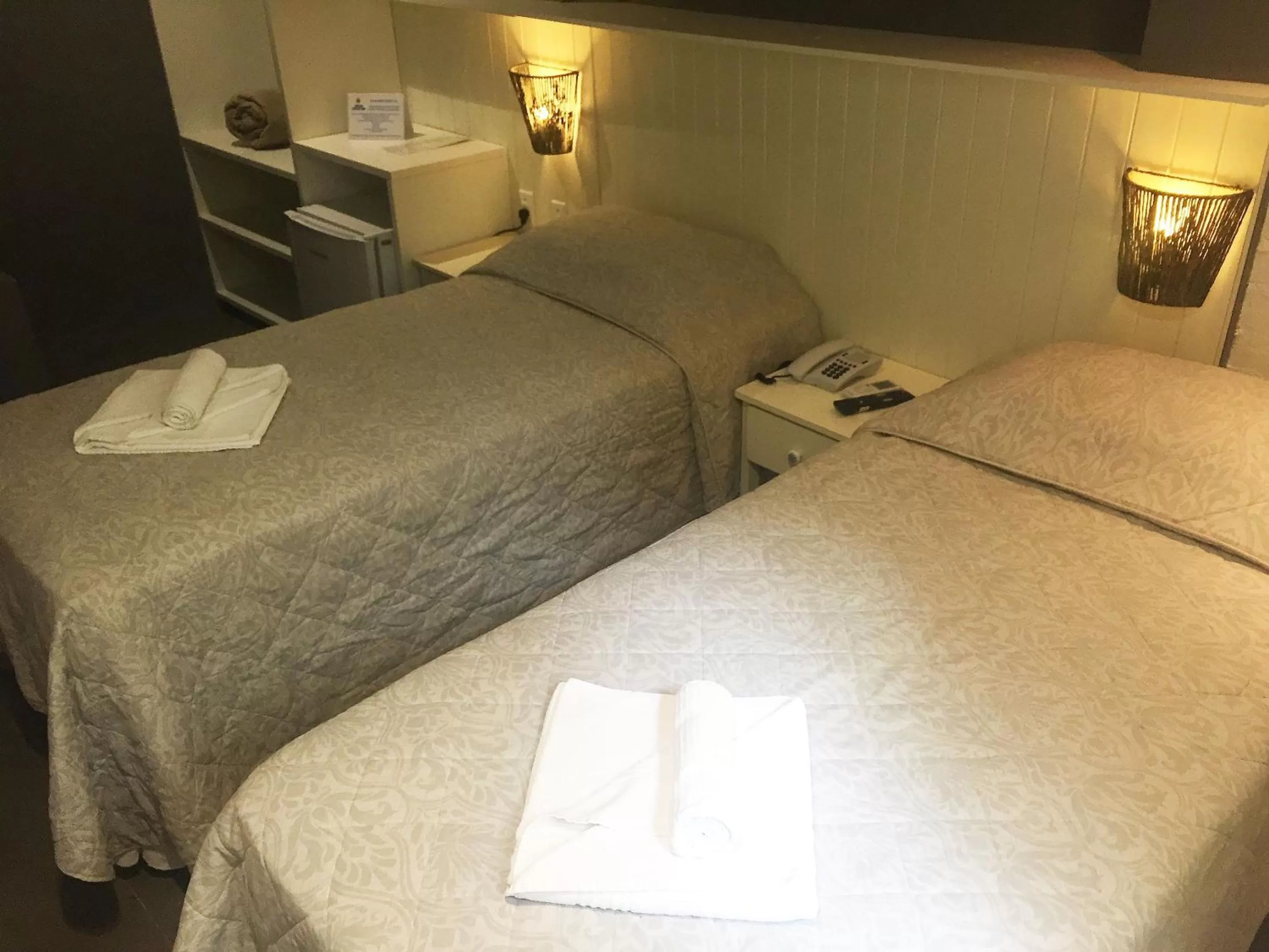 Bed in Pousada Canto da Vigia