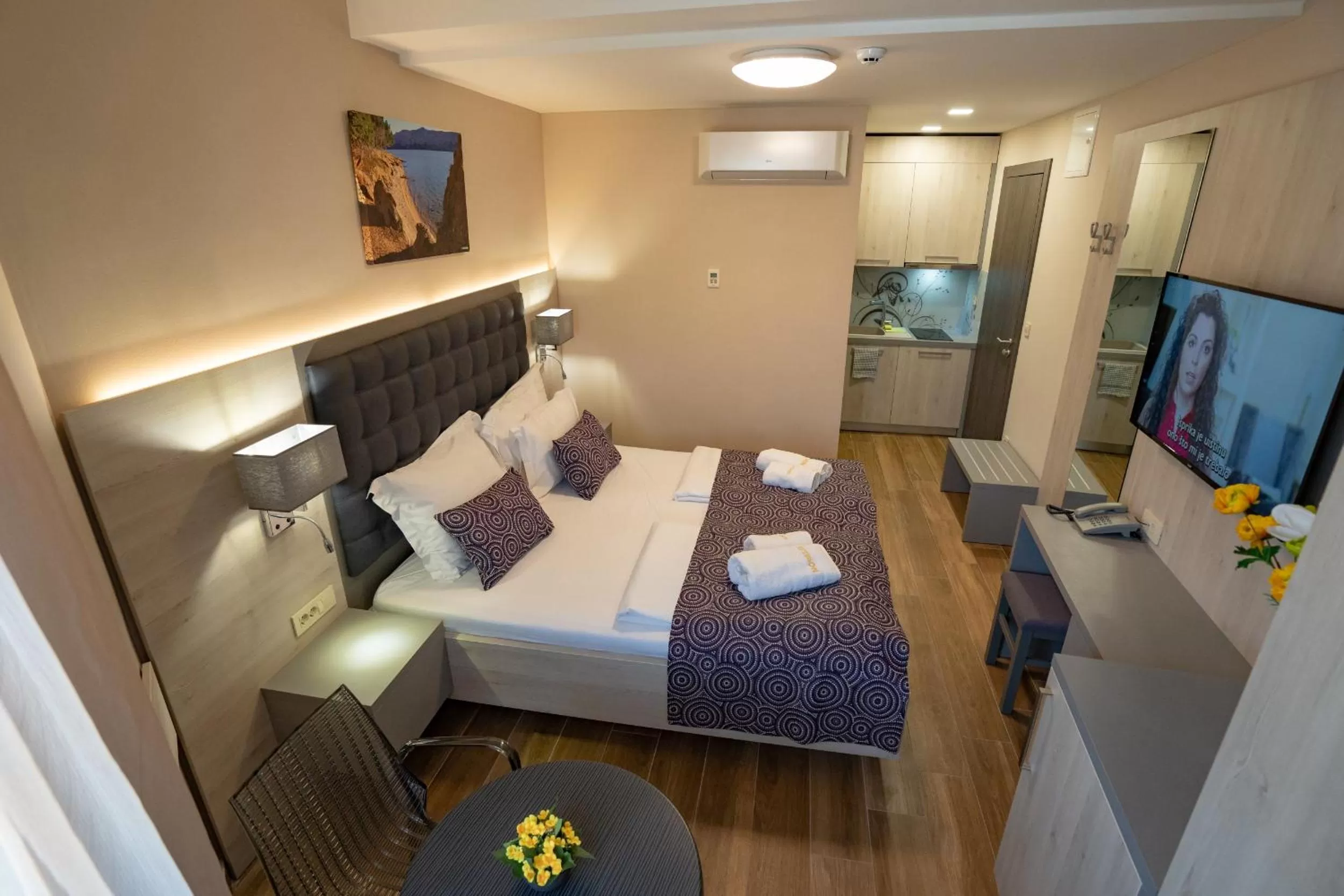 Bedroom, Bed in Bed&Breakfast Novalis