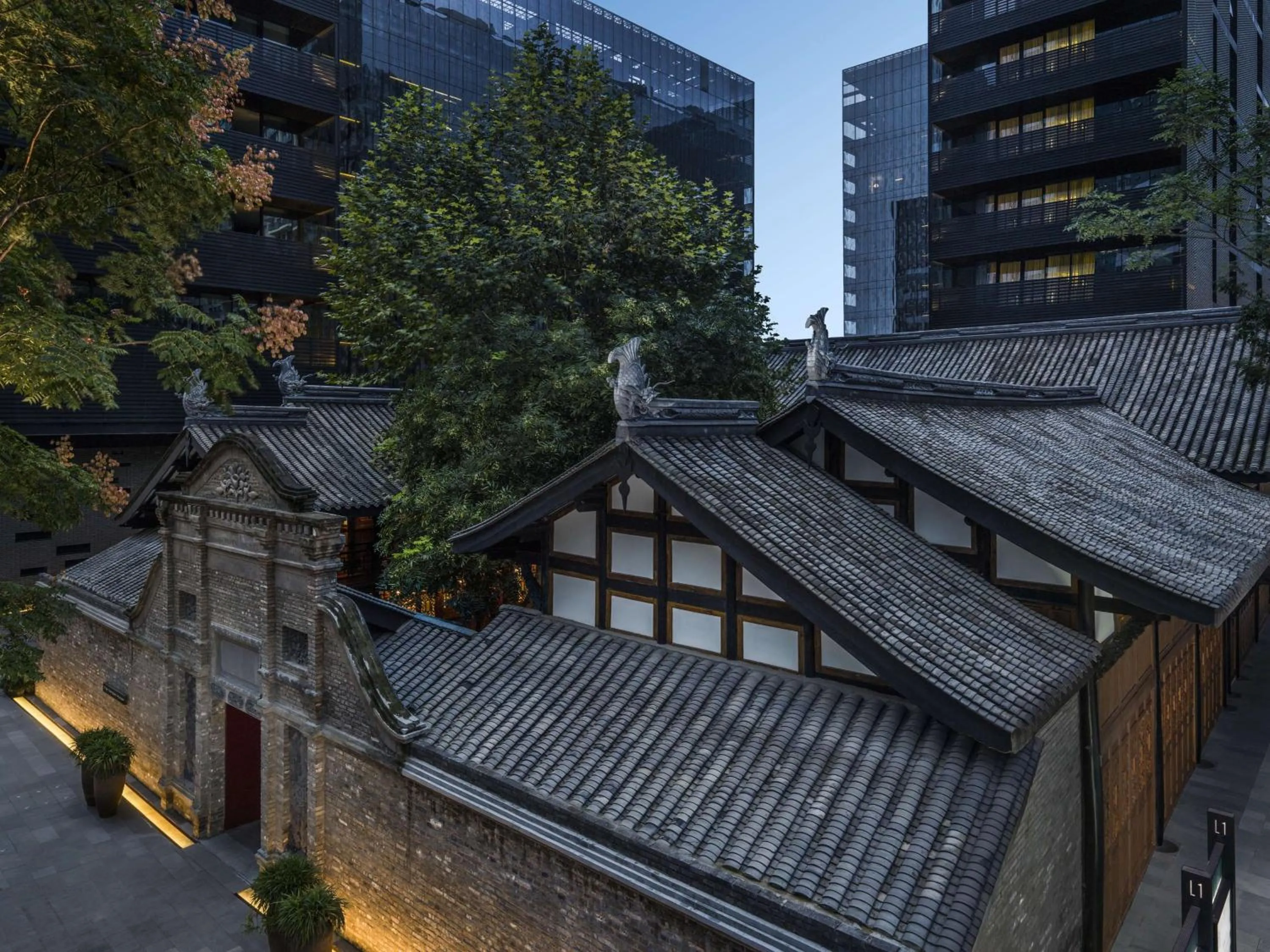 Property building in The Temple House