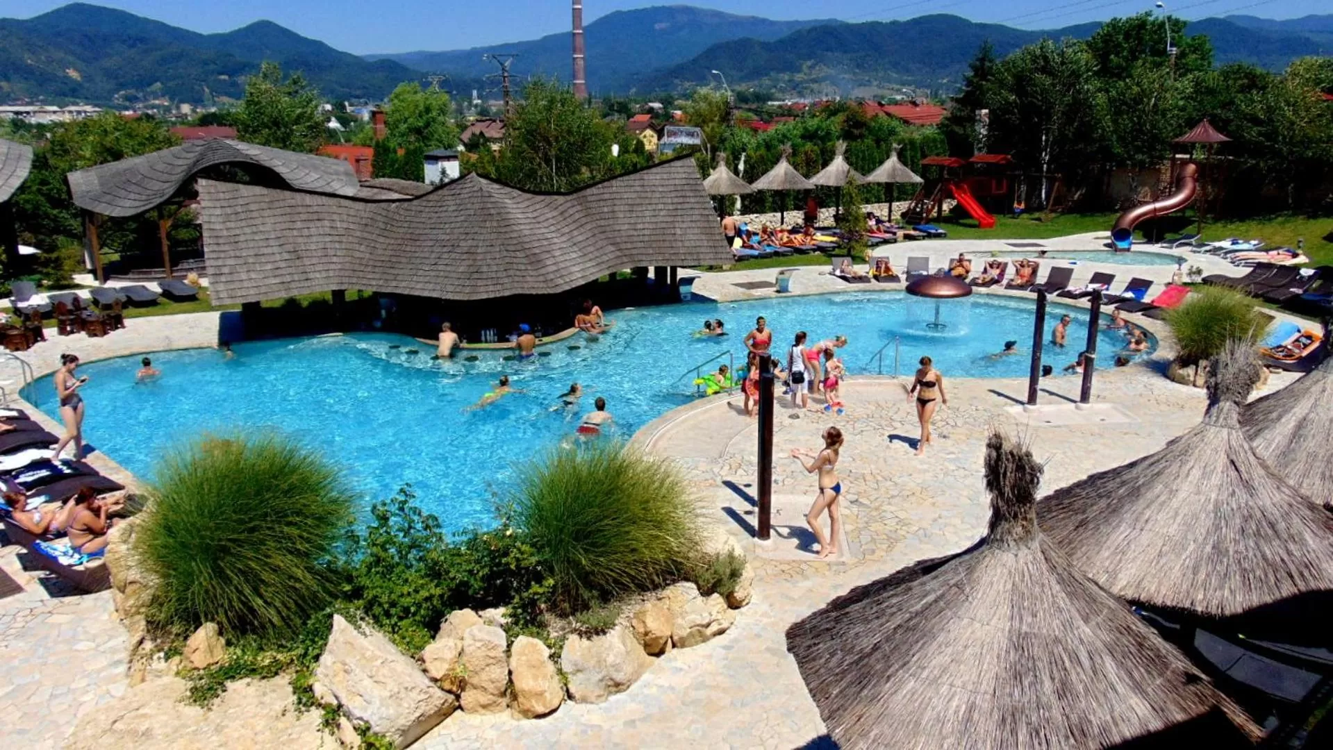 Swimming pool in Castel Transilvania