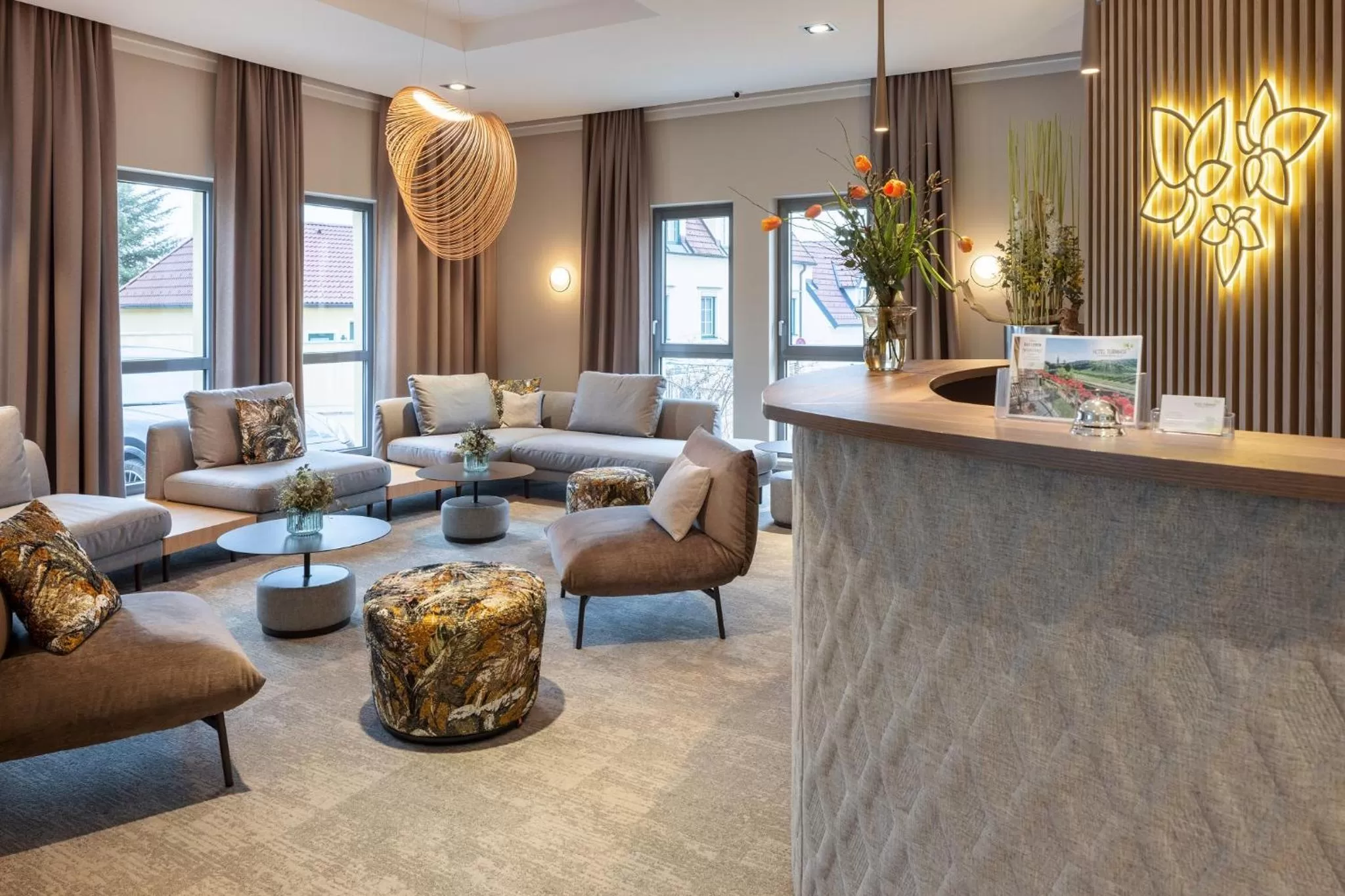 Lobby or reception in Hotel Turmhof