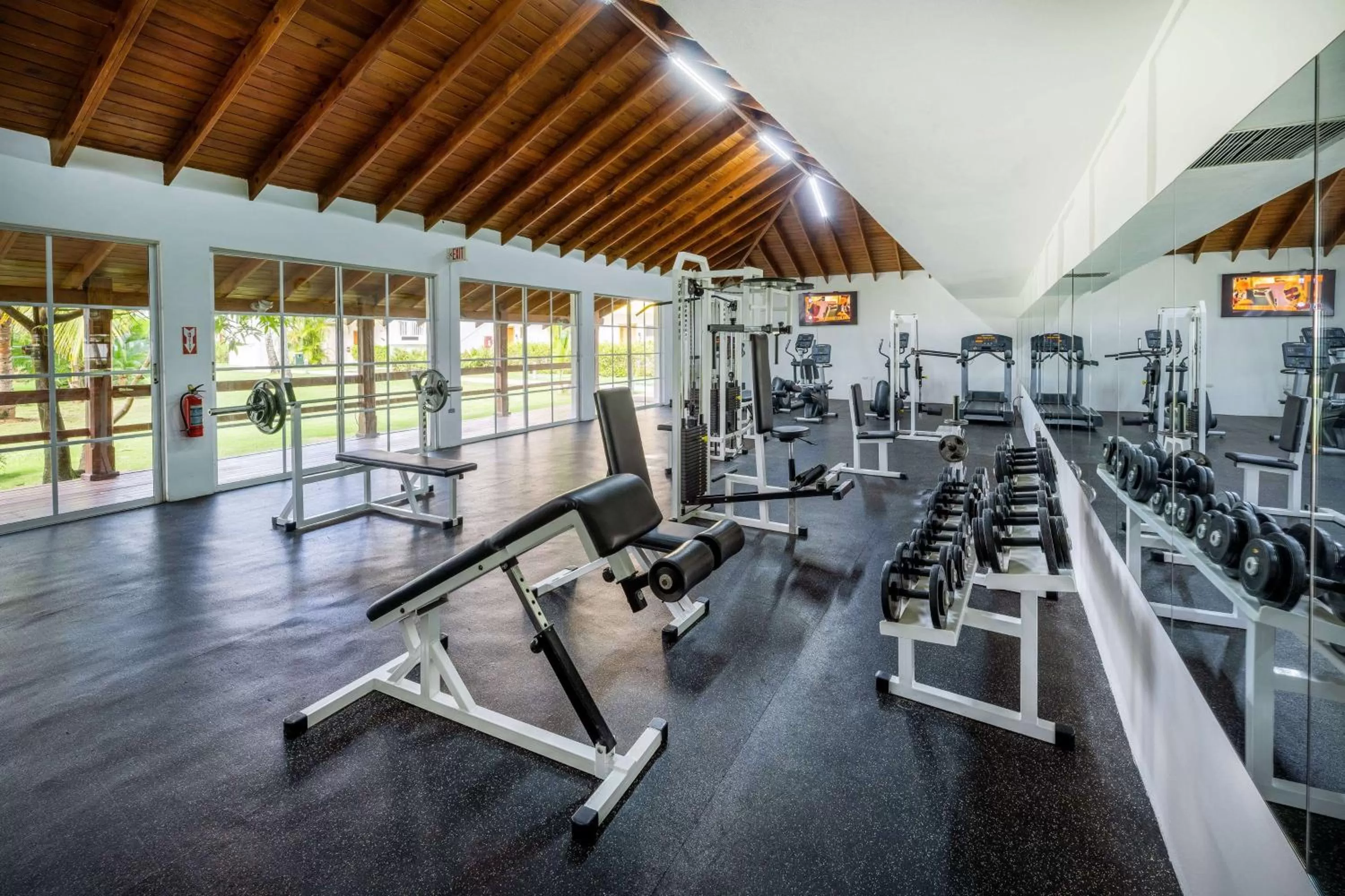 Fitness centre/facilities in Viva V Samana by Wyndham, A Trademark Adults All Inclusive