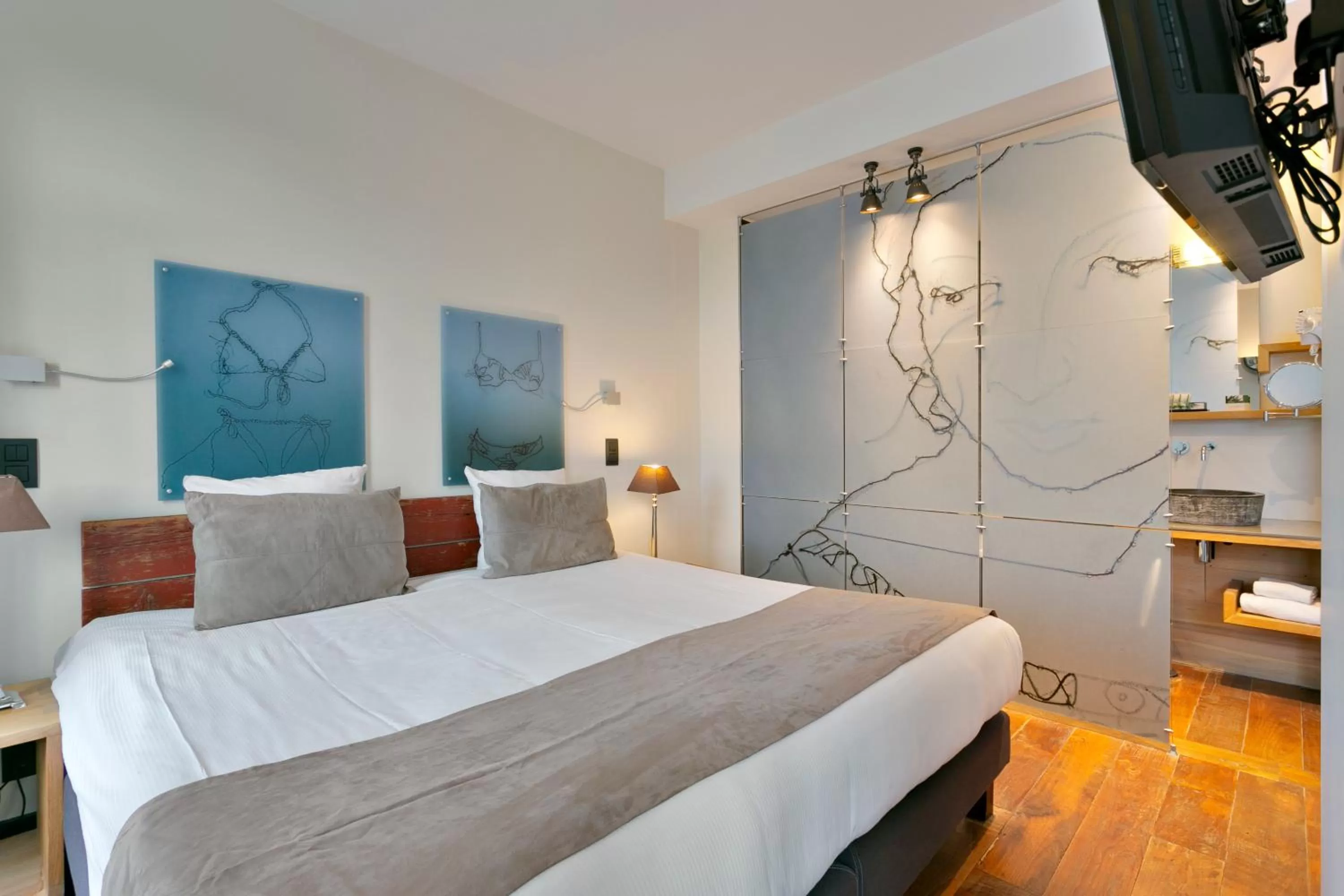 Bed in Boutique Hotel Saint-Géry