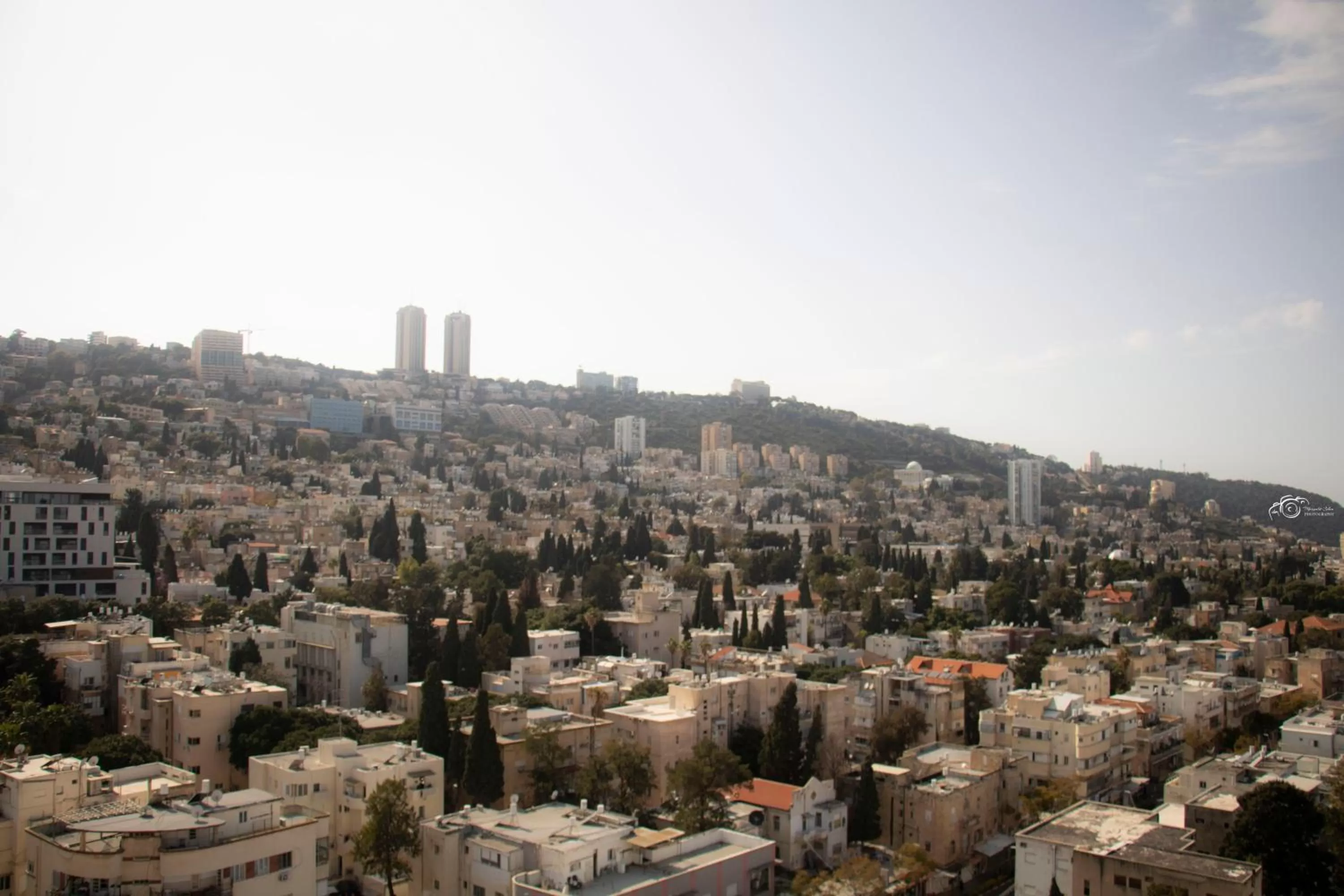 City view in Haifa Peak