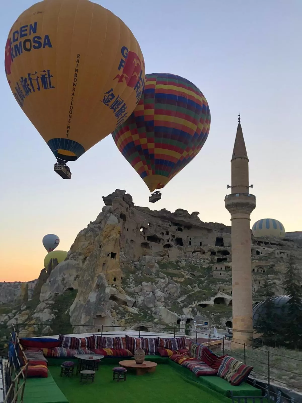 Balcony/Terrace in Atax Cave House