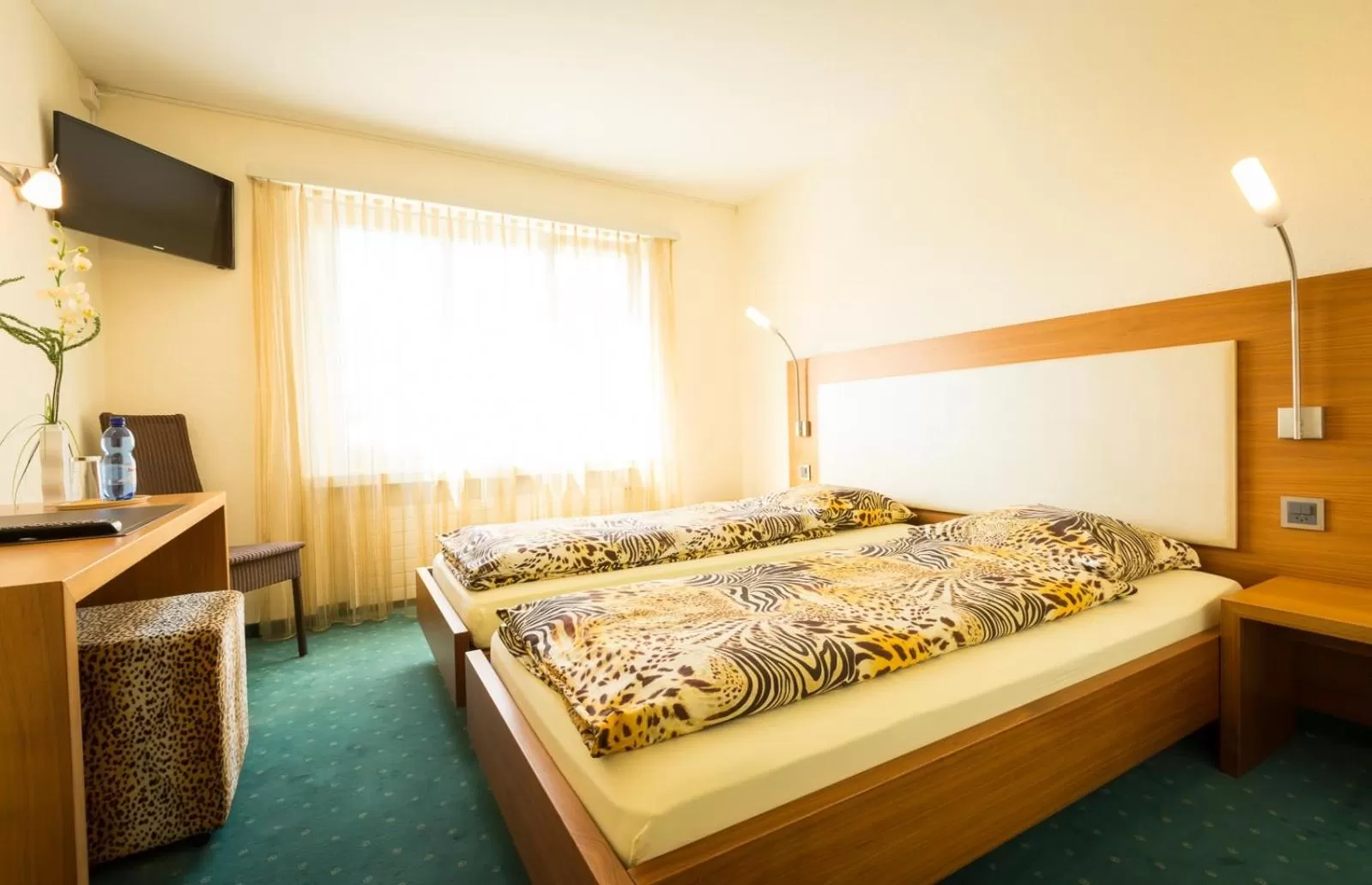 Bed in Hotel Franz Anton