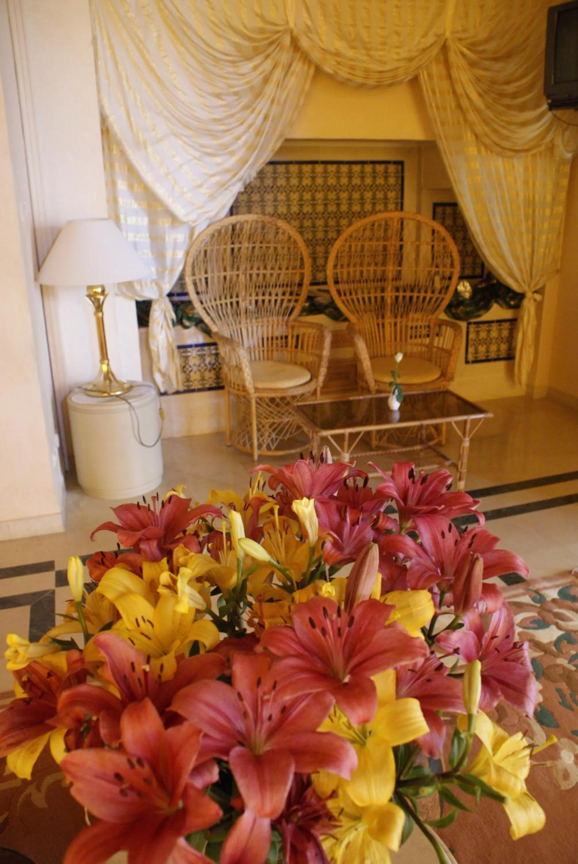 Decorative detail in El Mouradi Hammamet