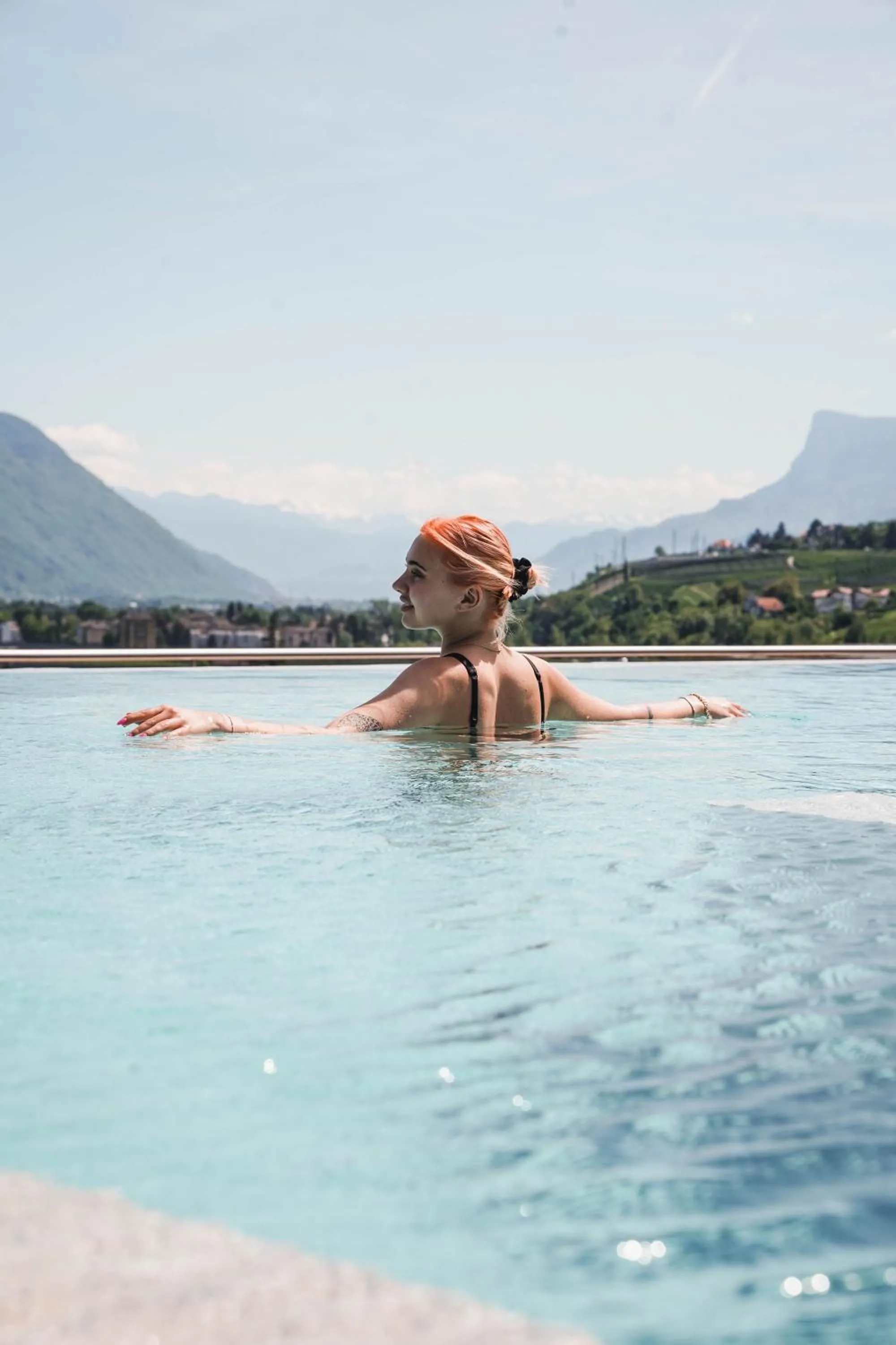 Swimming pool in Hotel Das Dorner