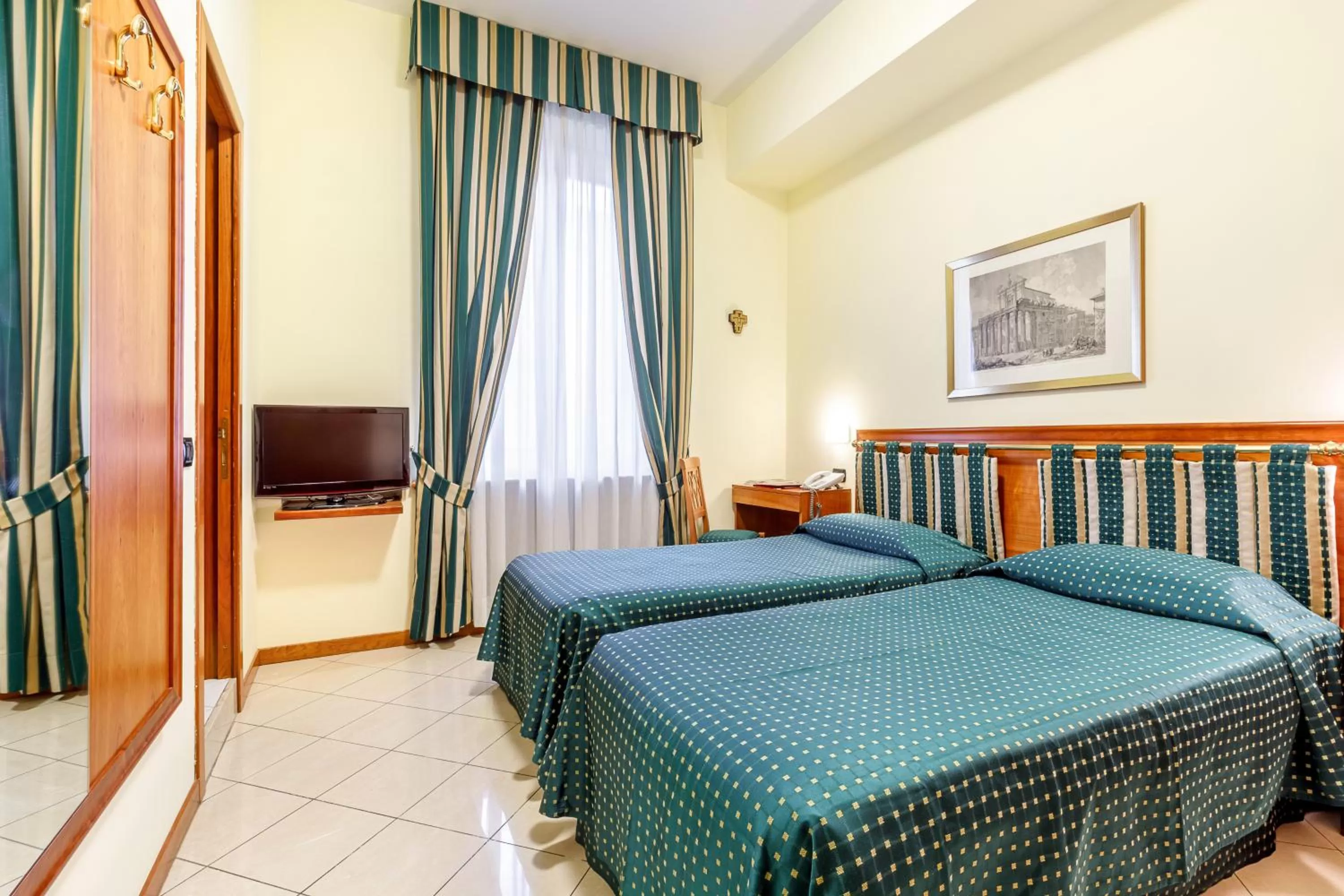 Bedroom, Bed in Residenza Paolo VI