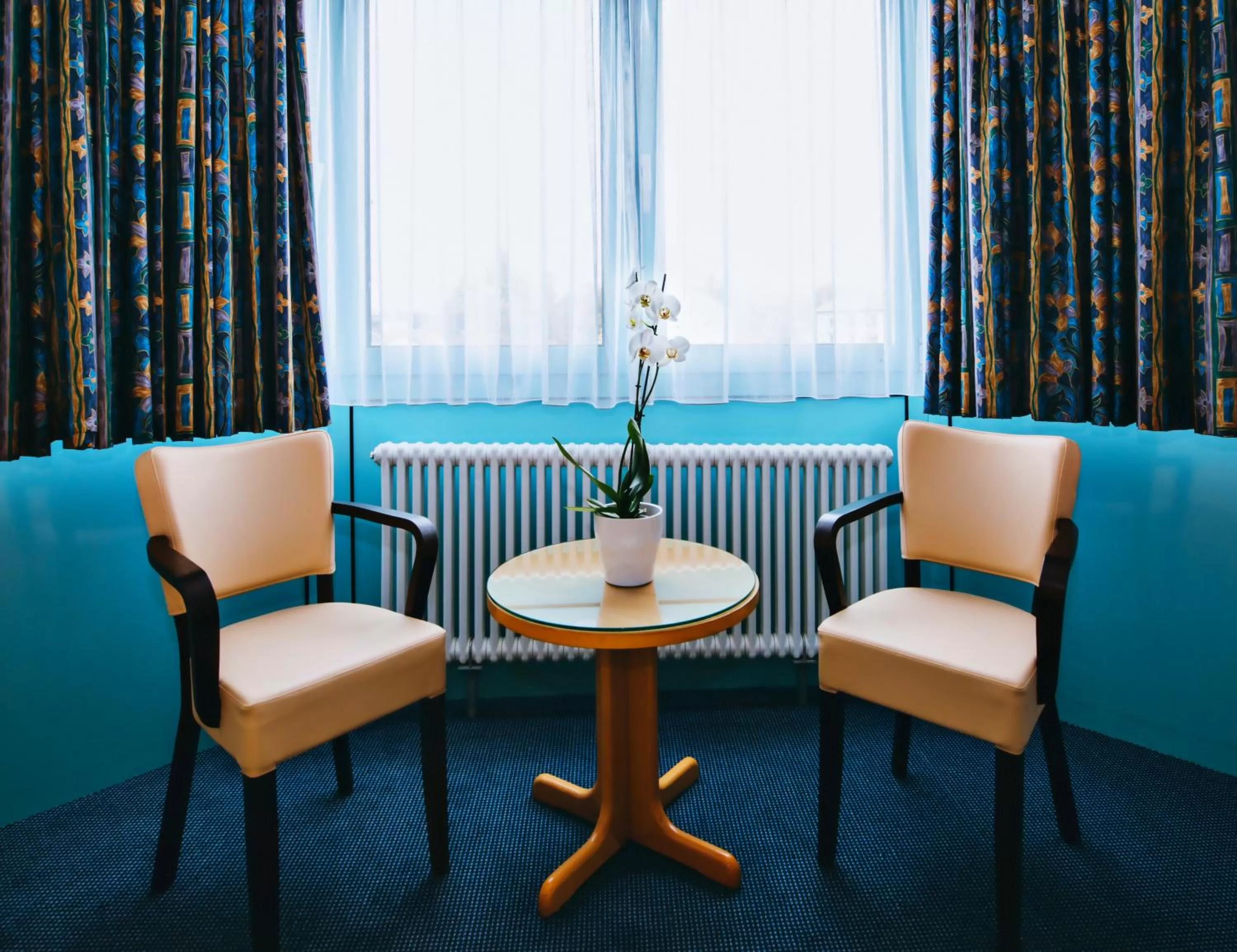 Seating area in Hotel Central