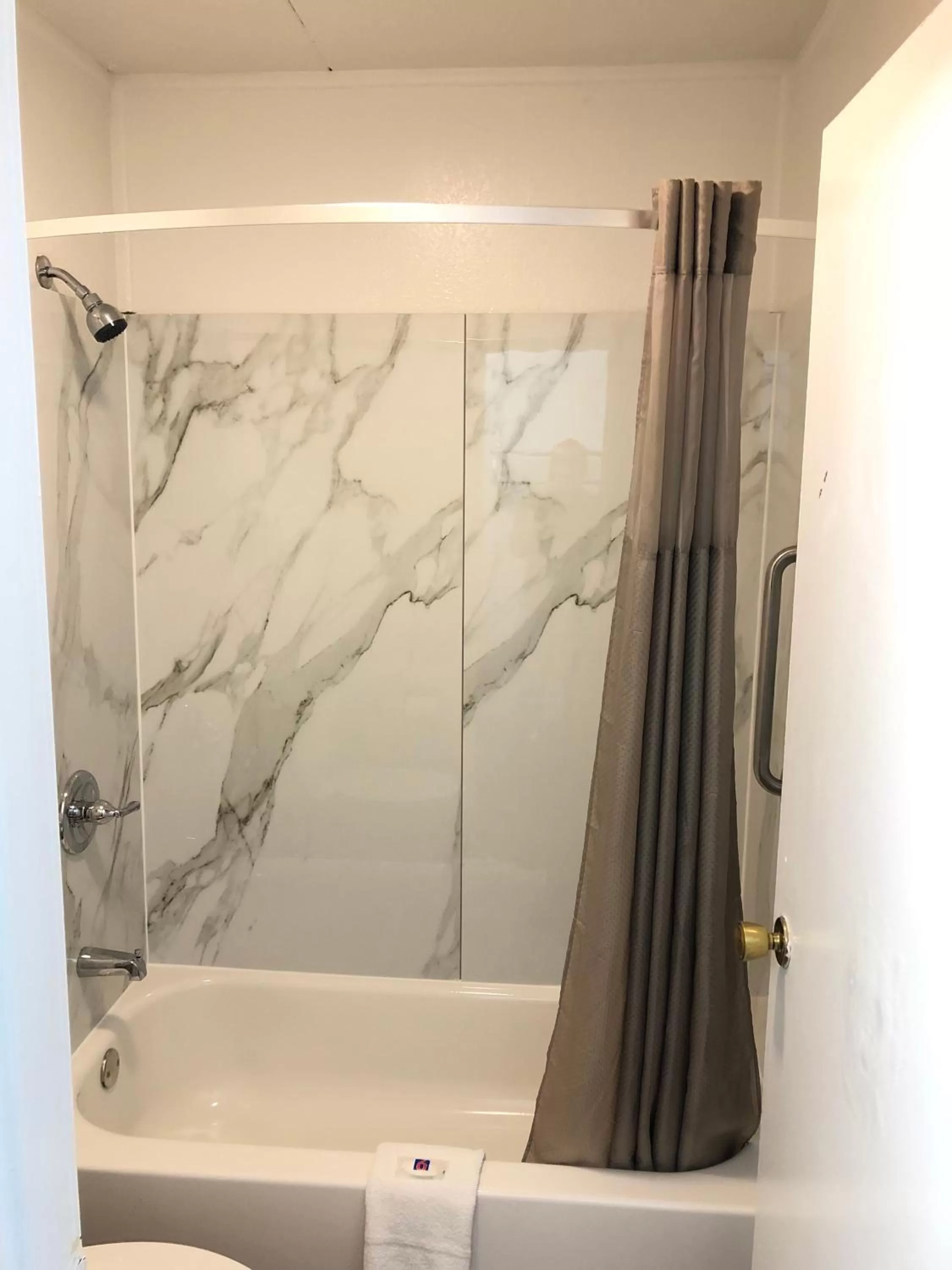 Bathroom in Motel 6-Parkersburg, WV