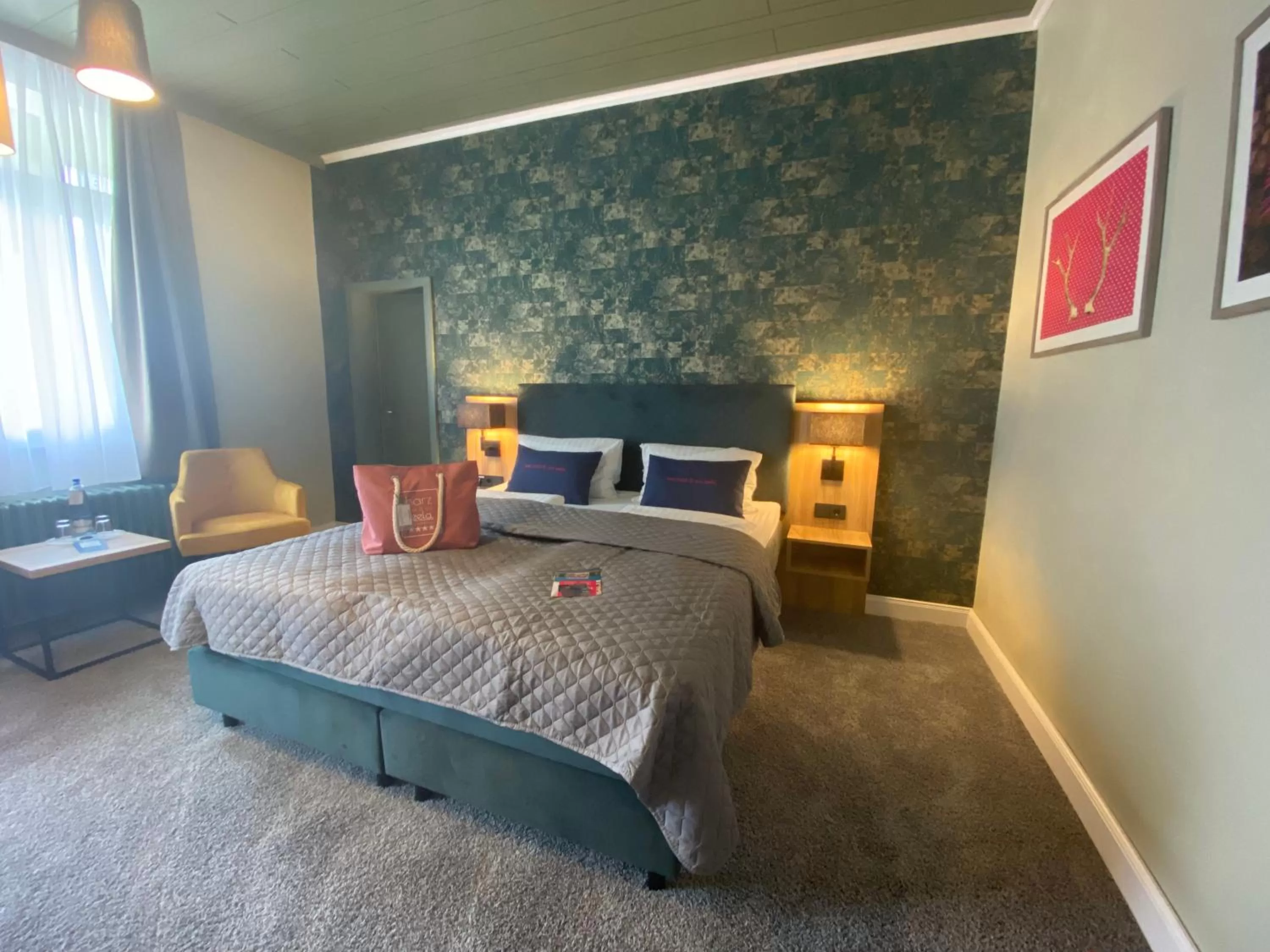 Bed in Harz Hotel & Spa Seela