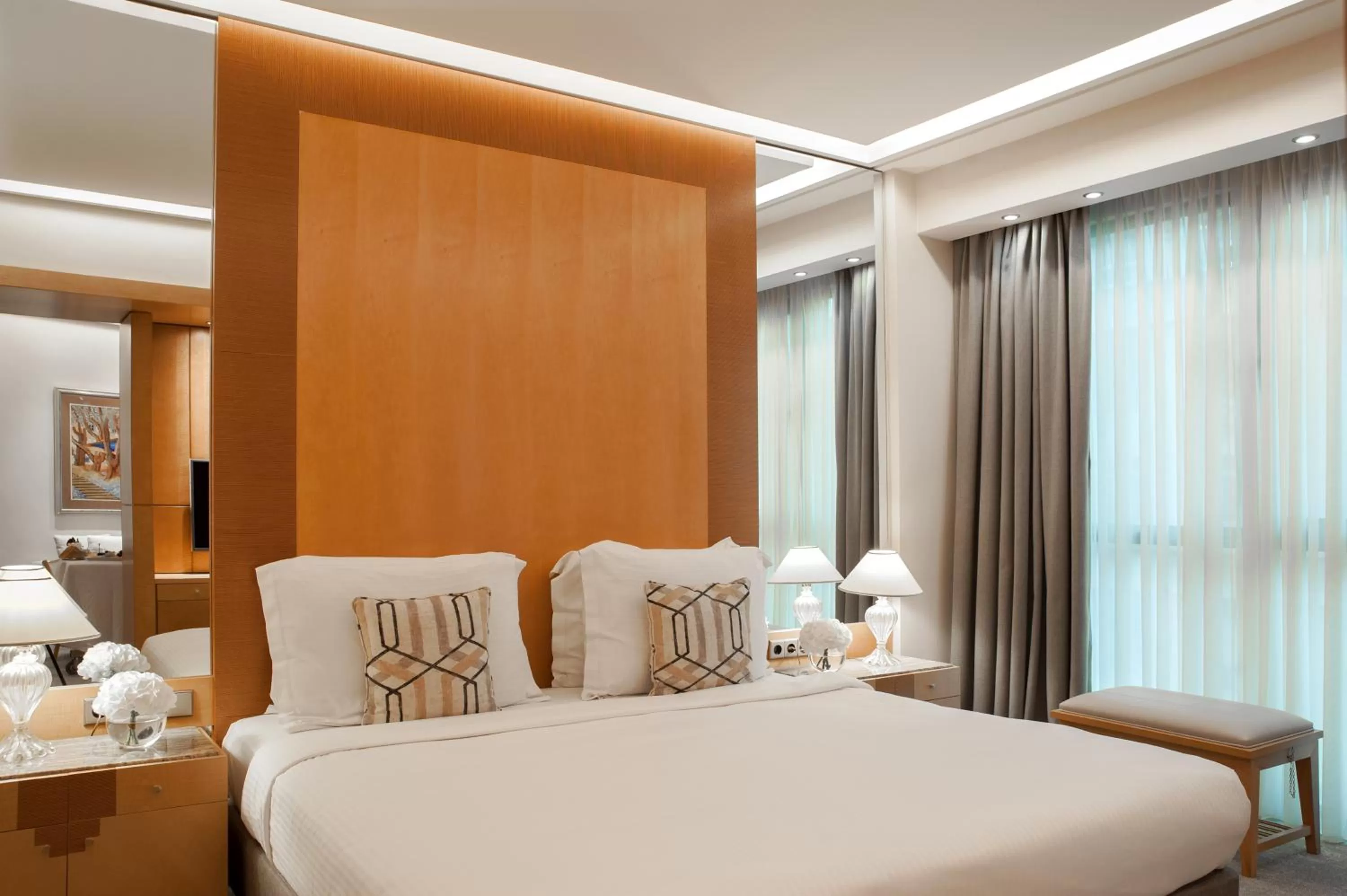 Bedroom, Bed in Melia Athens