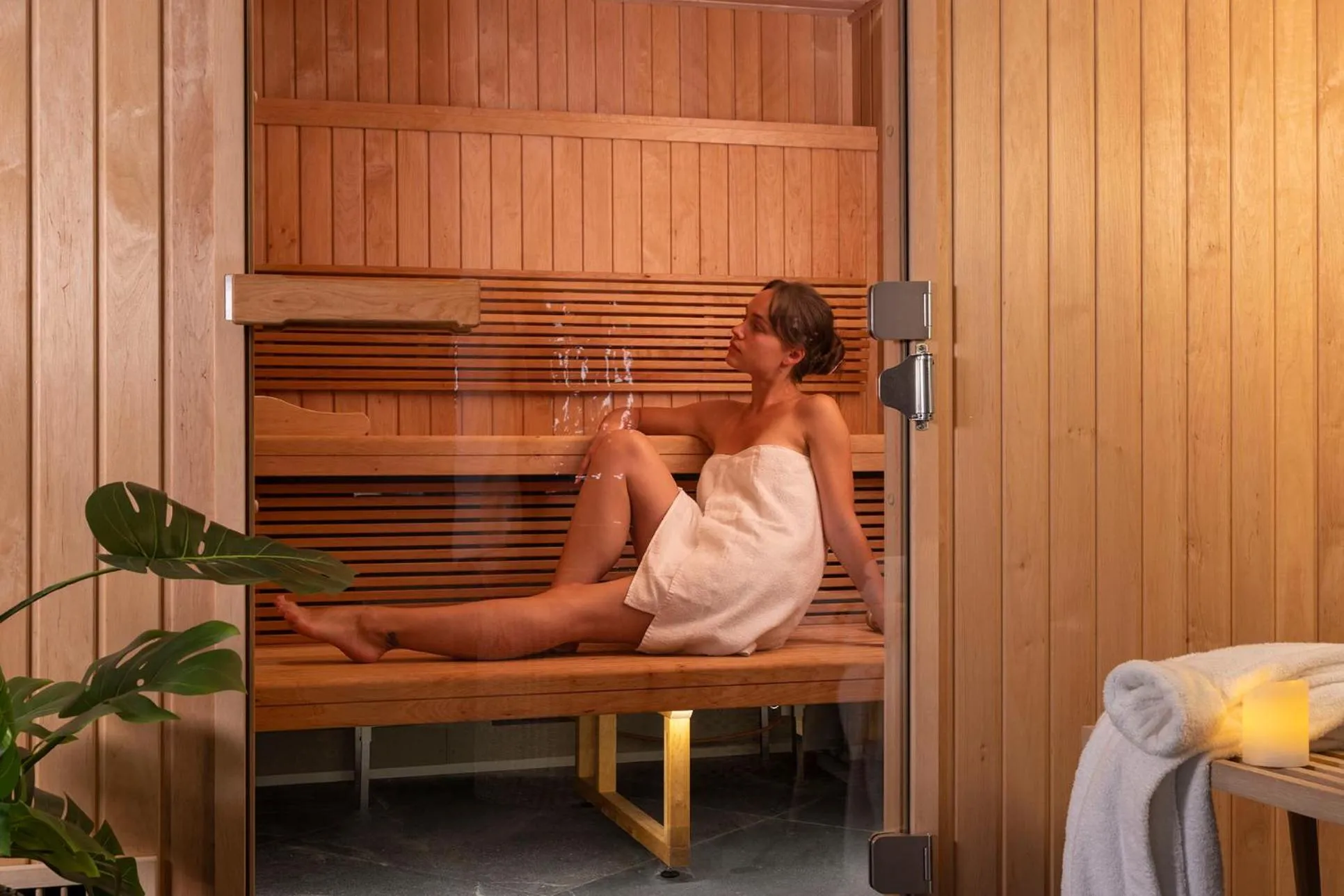 Sauna in Hôtel Joe M