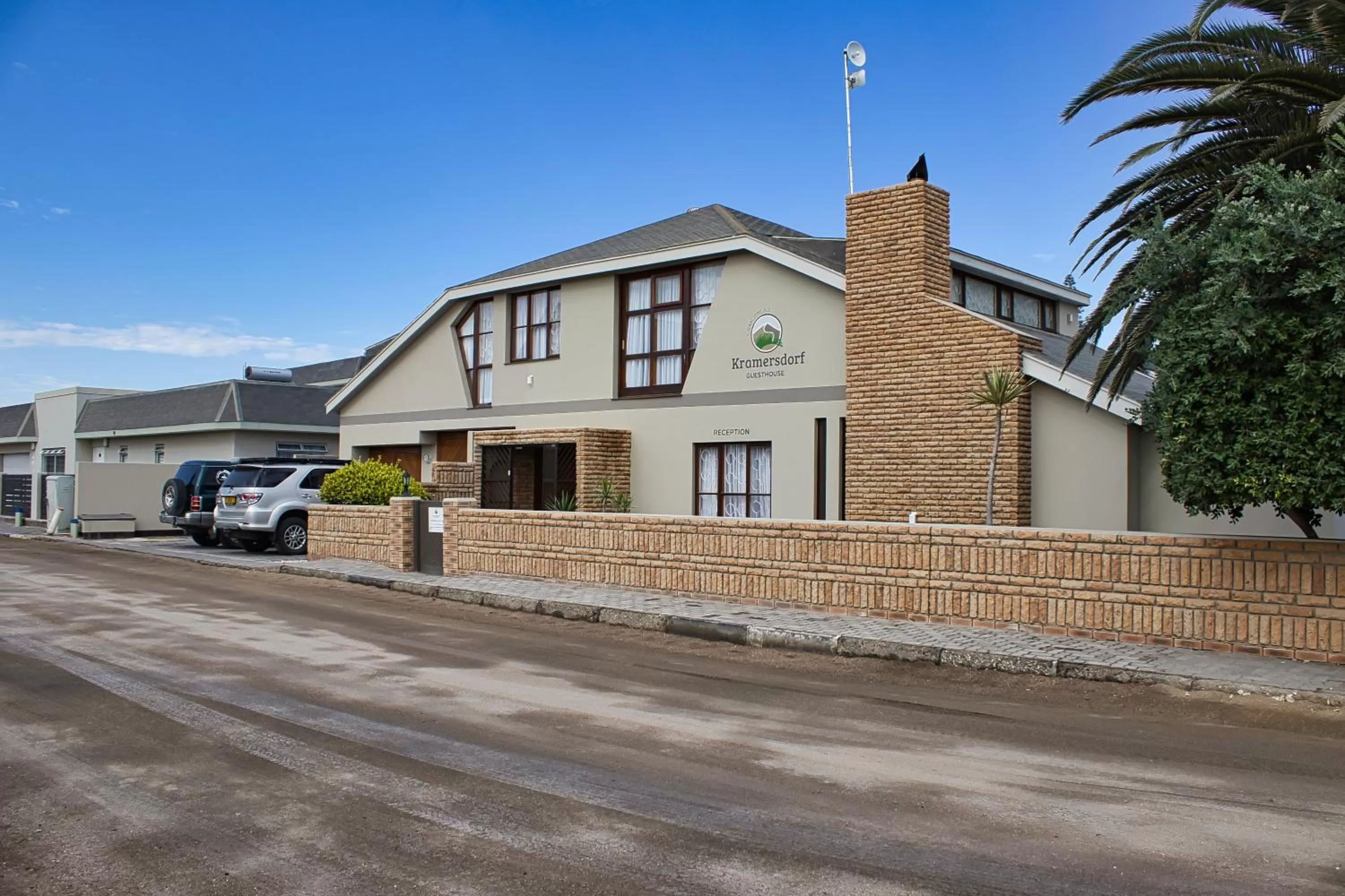 Street view, Property Building in Kramersdorf Guesthouse