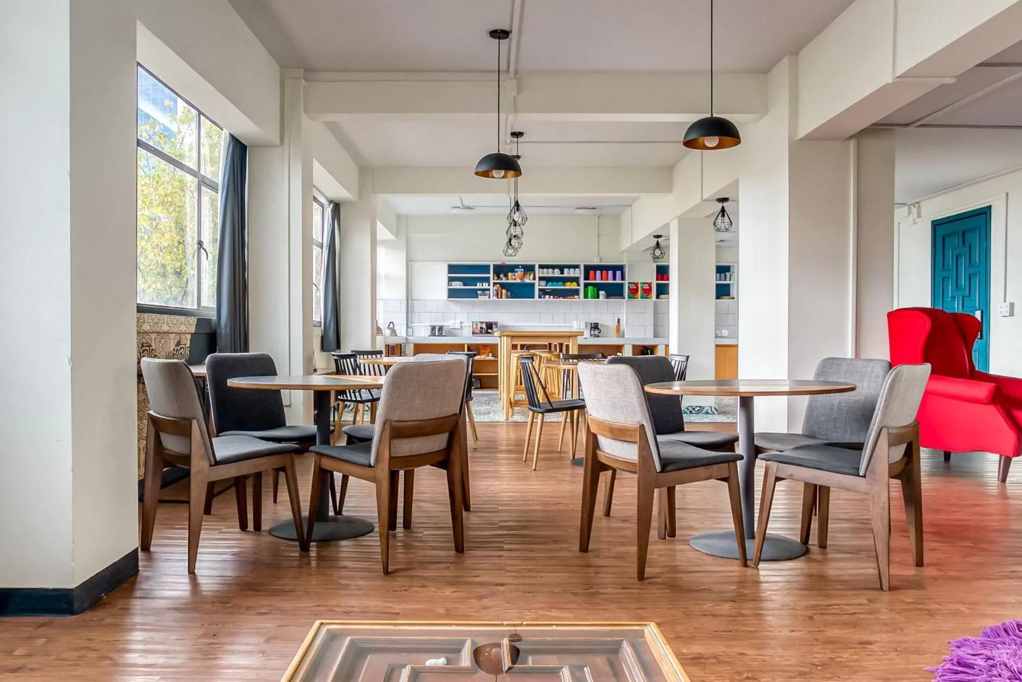 Communal kitchen, Restaurant/Places to Eat in Selina Mexico City Downtown